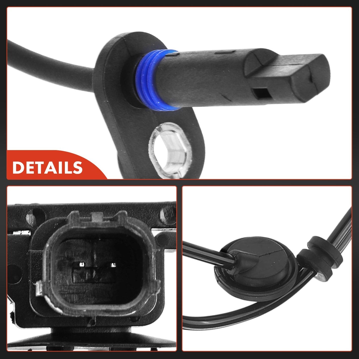 2pcs Front Driver & Passenger ABS Wheel Speed Sensor for Nissan Maxima Infiniti