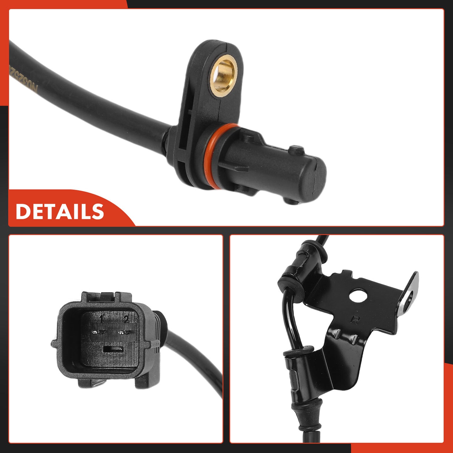 4x Front and Rear ABS Wheel Speed Sensor for Hyundai Tucson 2016 2018 2020 GAS