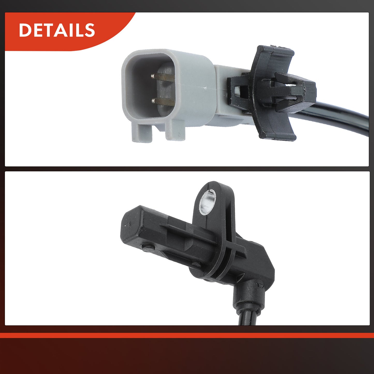 2x Front Left&Right ABS Wheel Speed Sensor for Chevrolet Spark 2013 2015 L4 1.2L