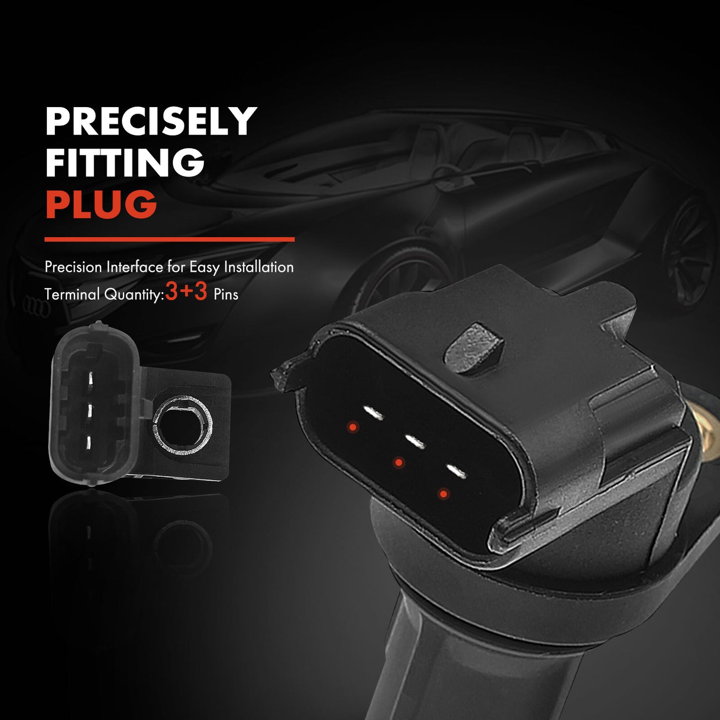 2x Camshaft & 1x Crankshaft Position Sensor for Mercedes-Benz C250 12-15 L4 1.8L
