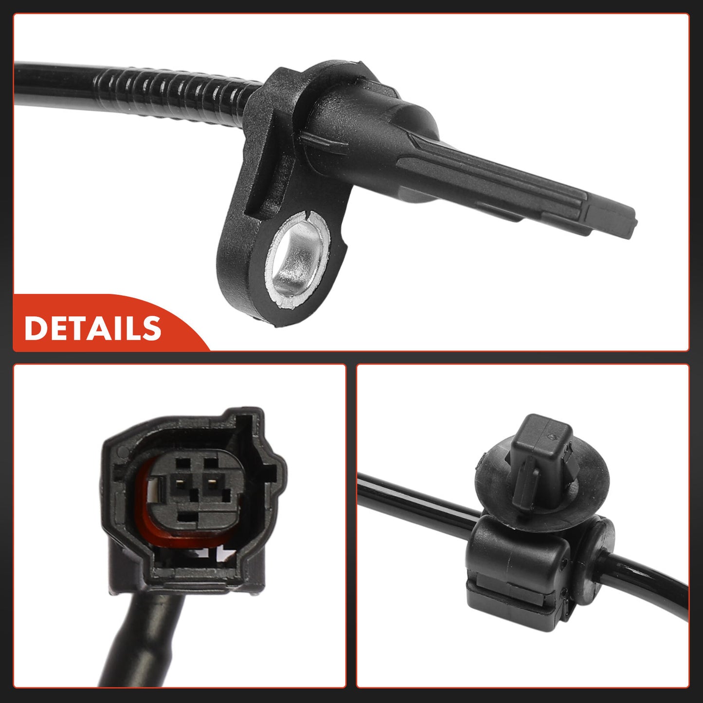 2Pcs Rear Side ABS Wheel Speed Sensor for Scion FR-S 13-16 Subaru BRZ Toyota 86