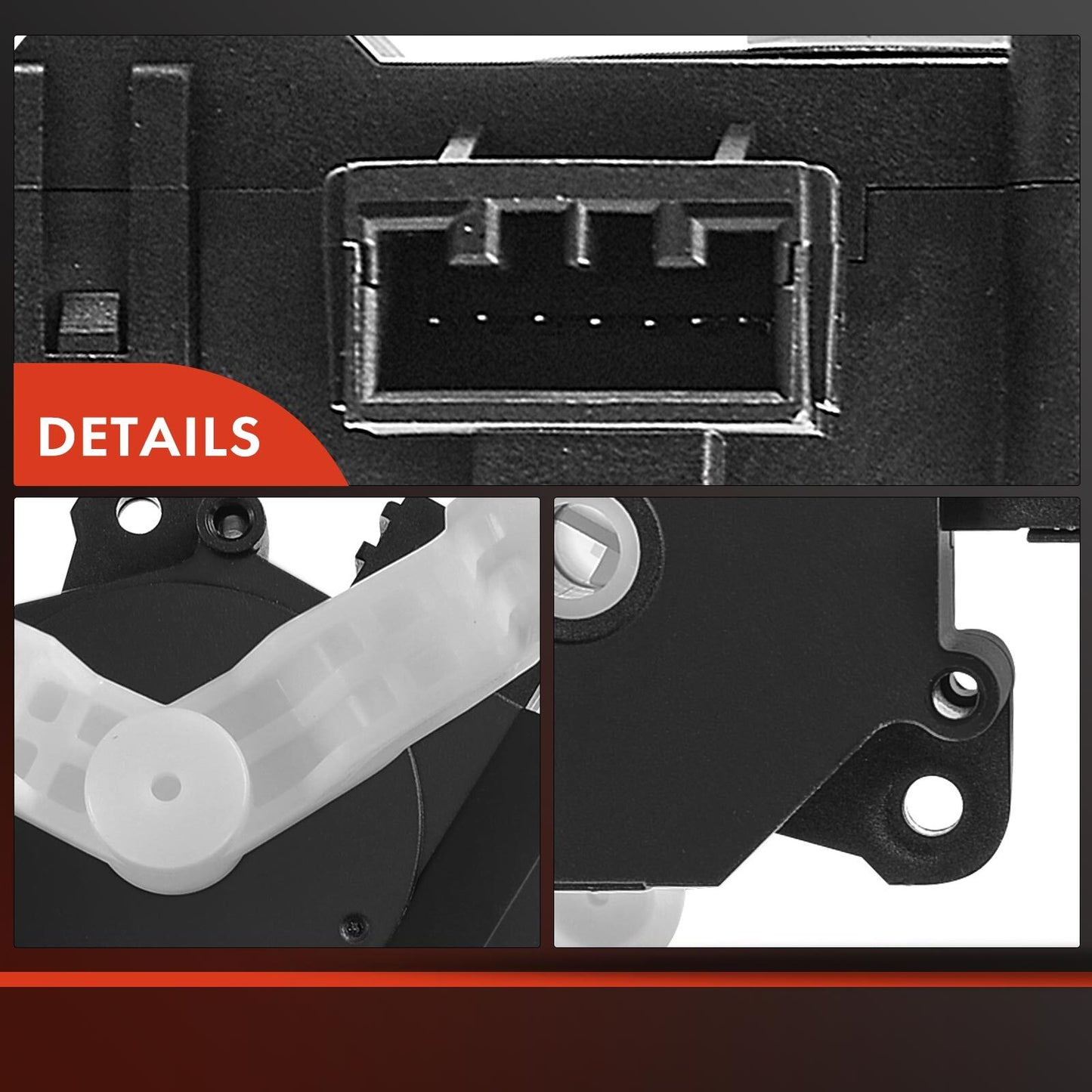Left Main HVAC Blend Door Actuator for Acura MDX 2007-2013 Honda Pilot 2009-2015