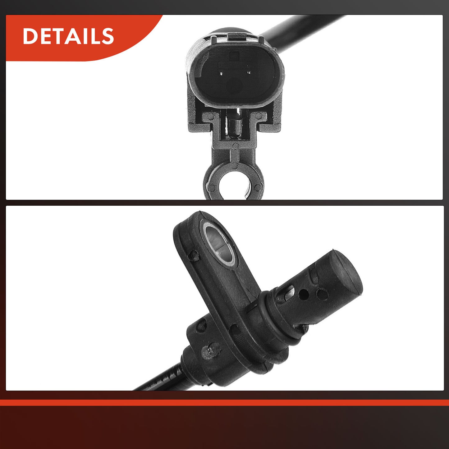 2x Rear Left & Right ABS Wheel Speed Sensor for Smart Fortwo 2008 2009 2010-2018