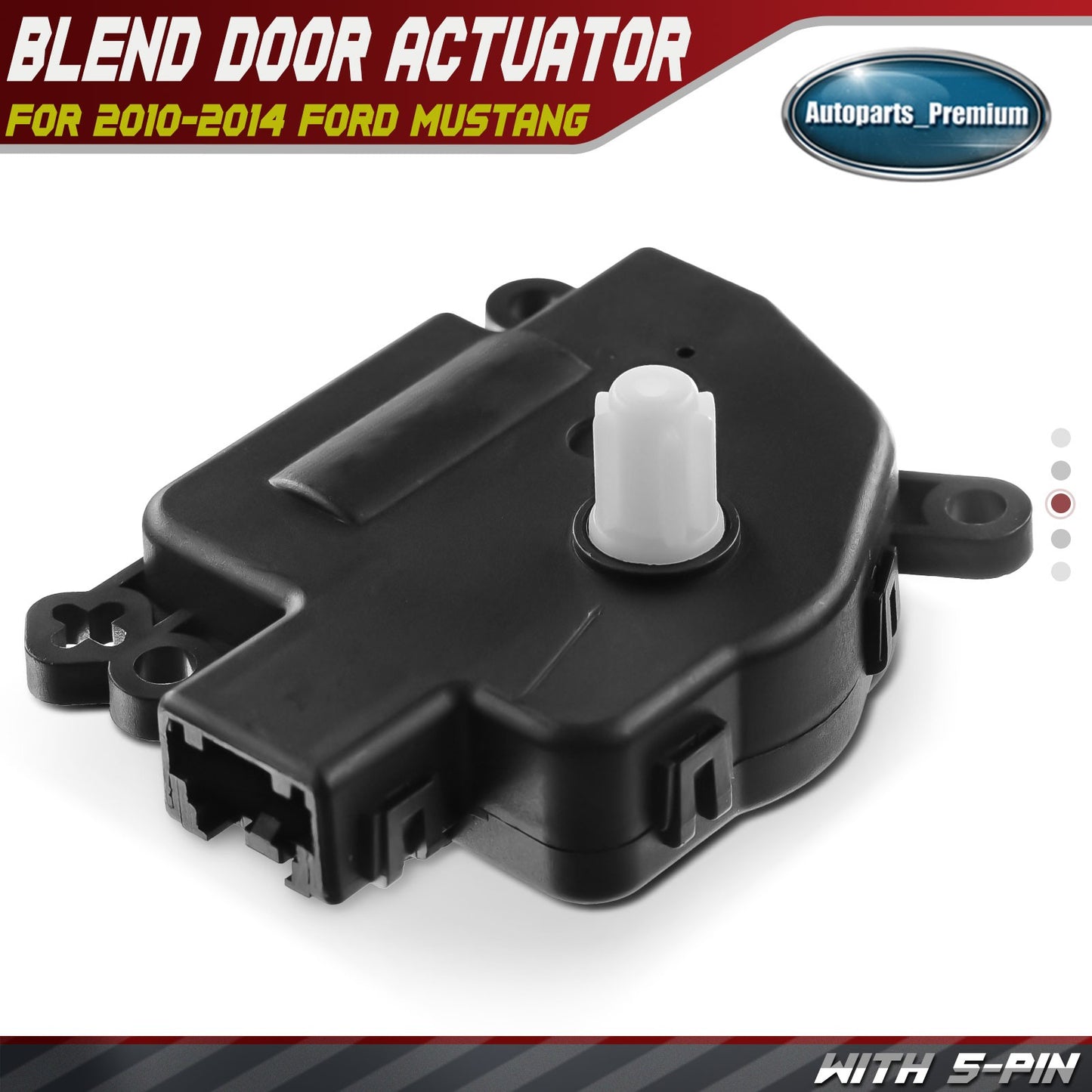 AC Heater Blend Door Actuator for Ford Mustang 2010 2011 2012 2013 2014 Main