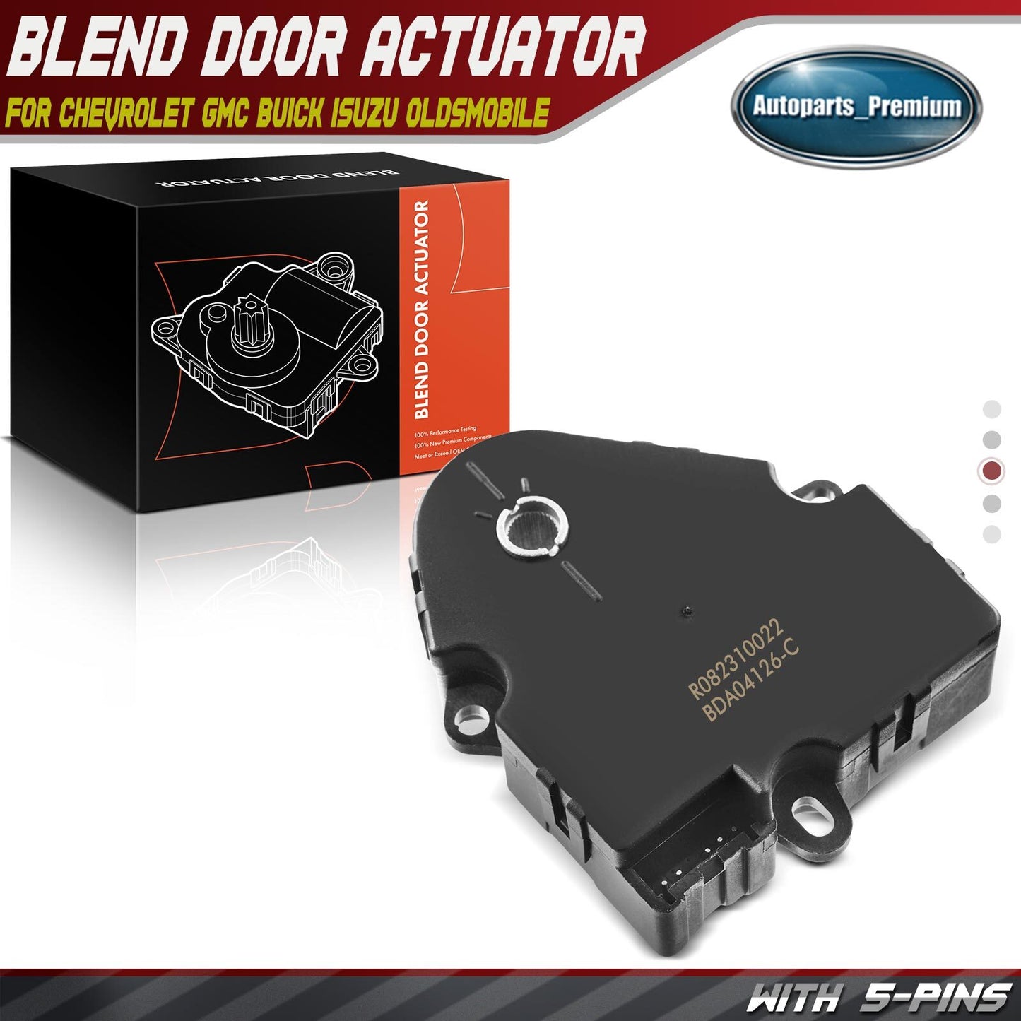 HVAC A/C Dlend Air Door Actuator for Chevrolet GMC Buick Isuzu Oldsmobile Saab
