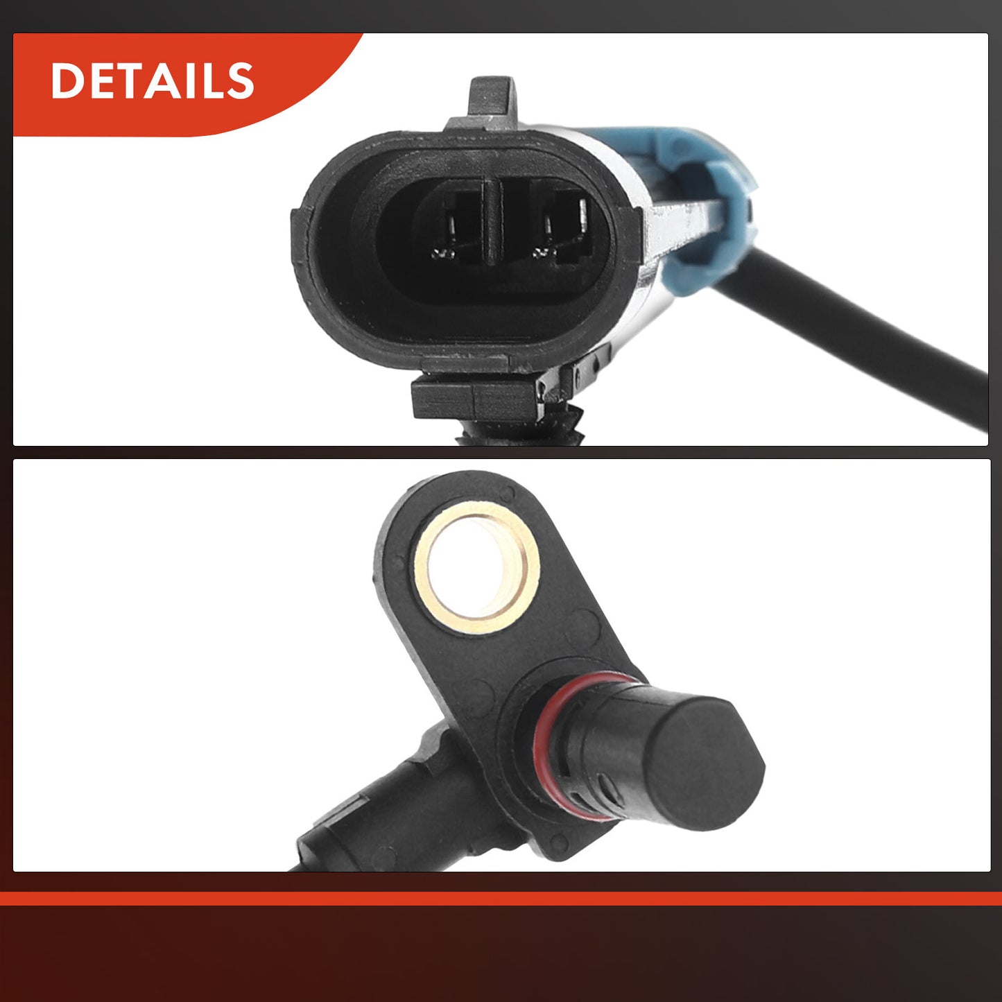 2x ABS Wheel Speed Sensors for Ford Crown Victoria Lincoln Town Car Front Sides