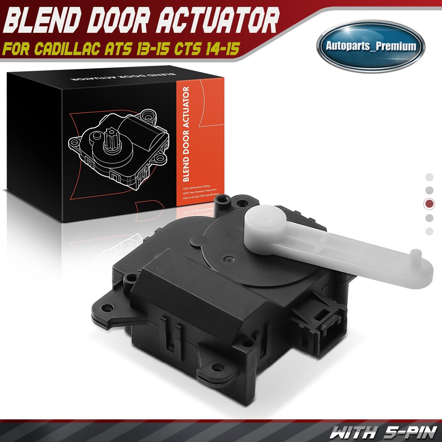 Heater Blend Air Door Actuator for Cadillac ATS 2013-2015 CTS 2014 2015 22799393