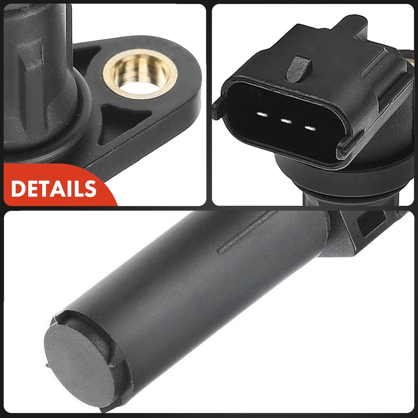 2x Camshaft & 1x Crankshaft Position Sensor for Mercedes-Benz C250 12-15 L4 1.8L