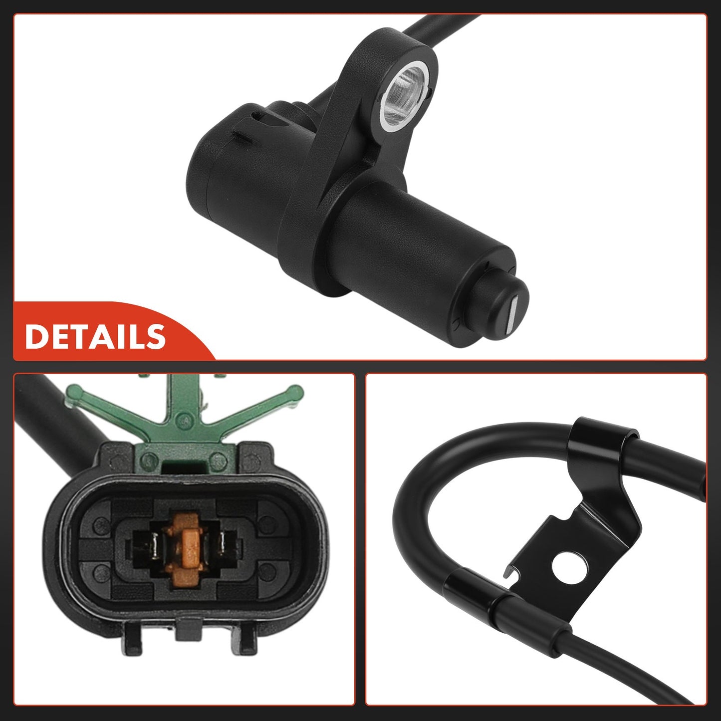 4x Front & Rear ABS Wheel Speed Sensors for Mitsubishi L200 2008 2009 2010 2011