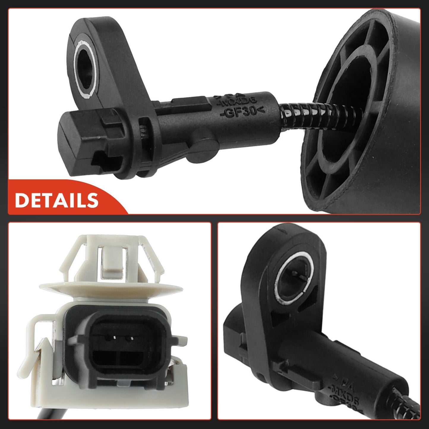 Rear Driver Left Side ABS Wheel Speed Sensor for Honda Fit 2015-2020 57475T5R033