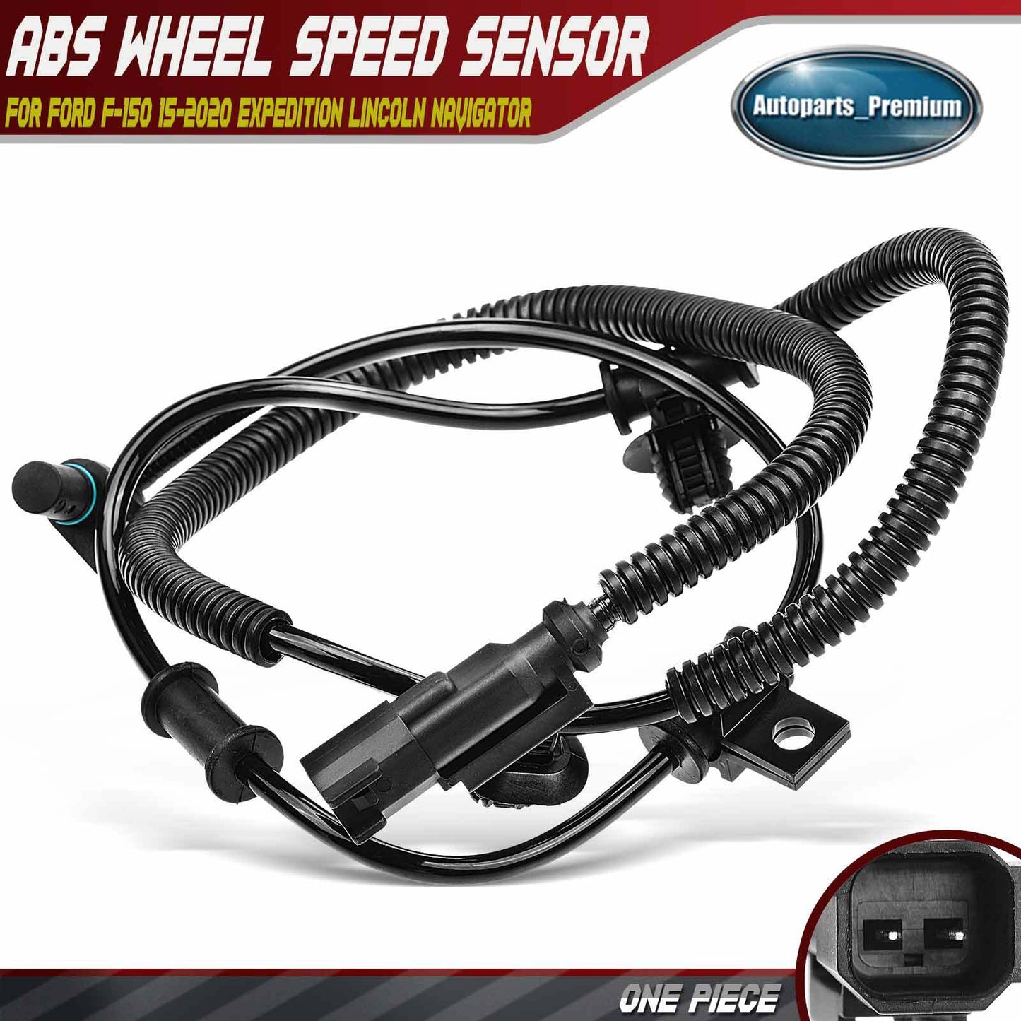 ABS Wheel Speed Sensor for Ford F-150 18-20 Expedition Lincoln Navigator Front