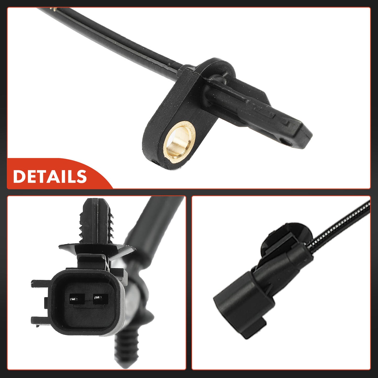 2x Front Driver & Passenger ABS Wheel Speed Sensor for Ford EcoSport 2019-2022