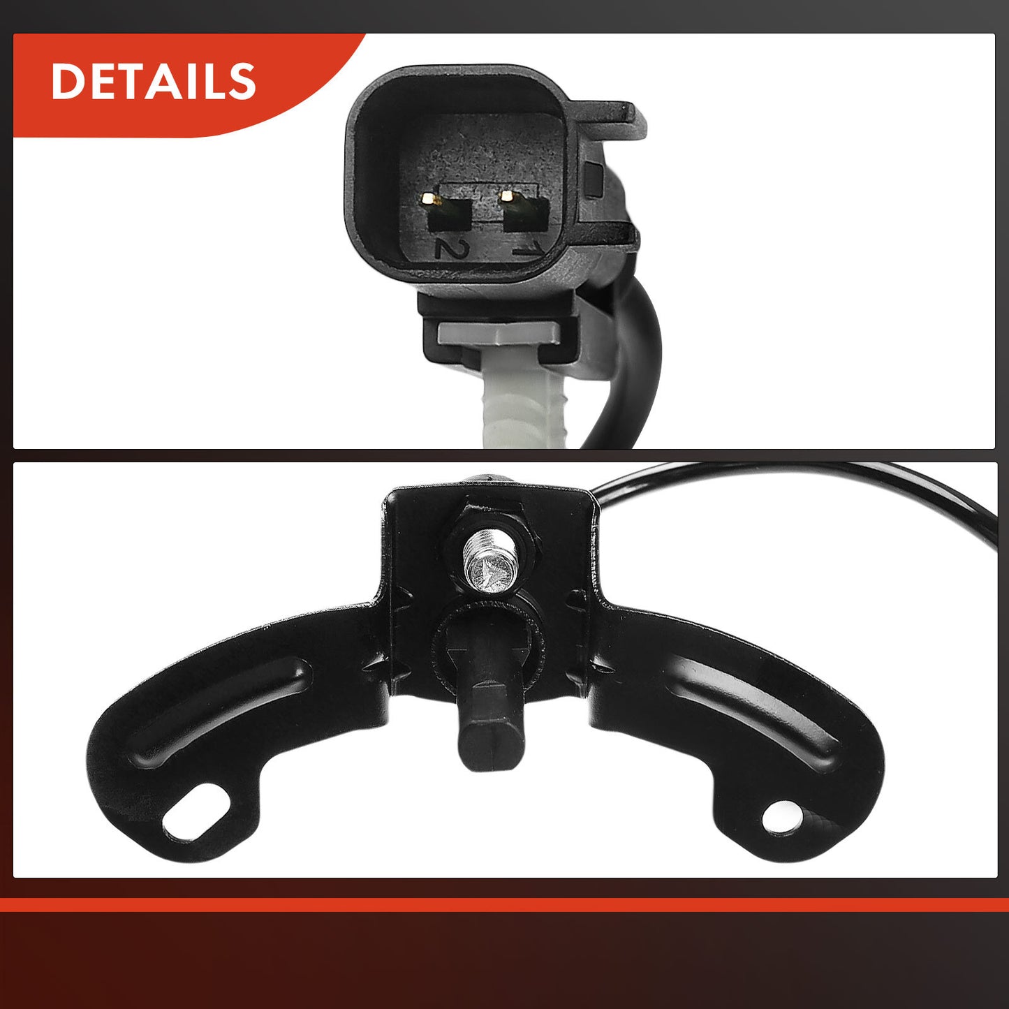 2x Front ABS Wheel Speed Sensor for Ford E-150 E-250 E-350 Super Duty 2011-2019