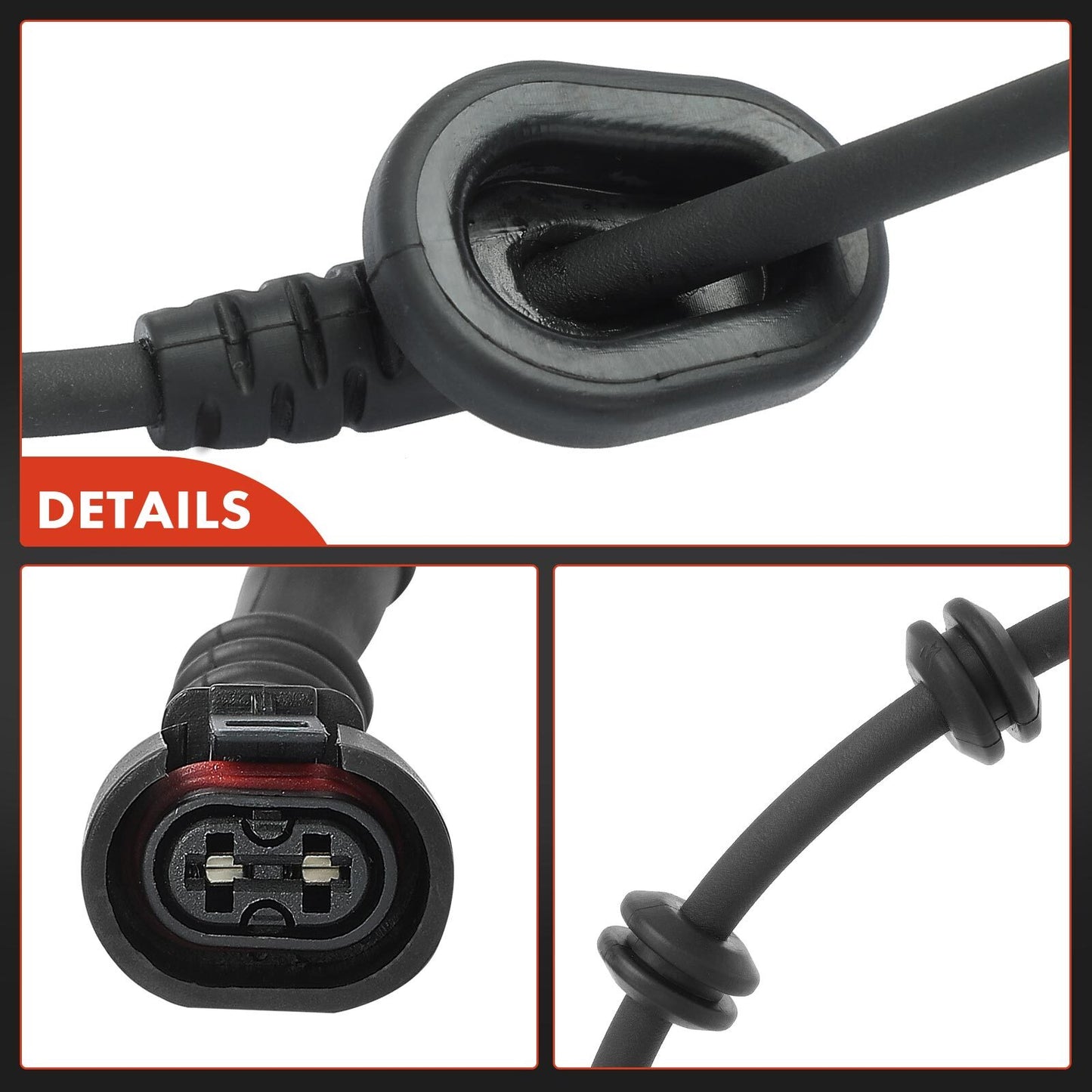 Front ABS Wheel Speed Sensor Wire Harness for Volkswagen Jetta Golf Beetle GTI