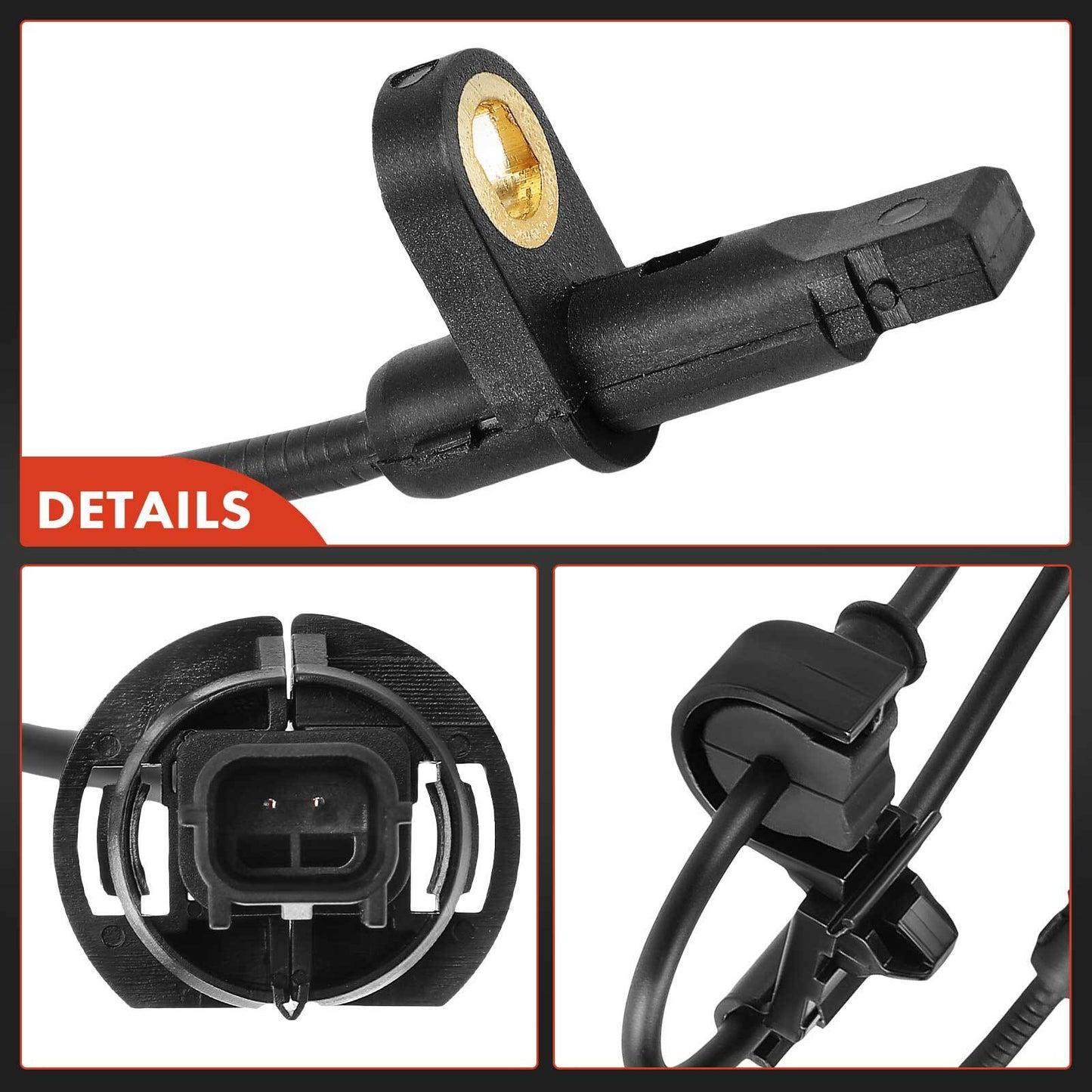 4x Front & Rear ABS Wheel Speed Sensor for Honda Pilot 16-22 Ridgeline Acura MDX