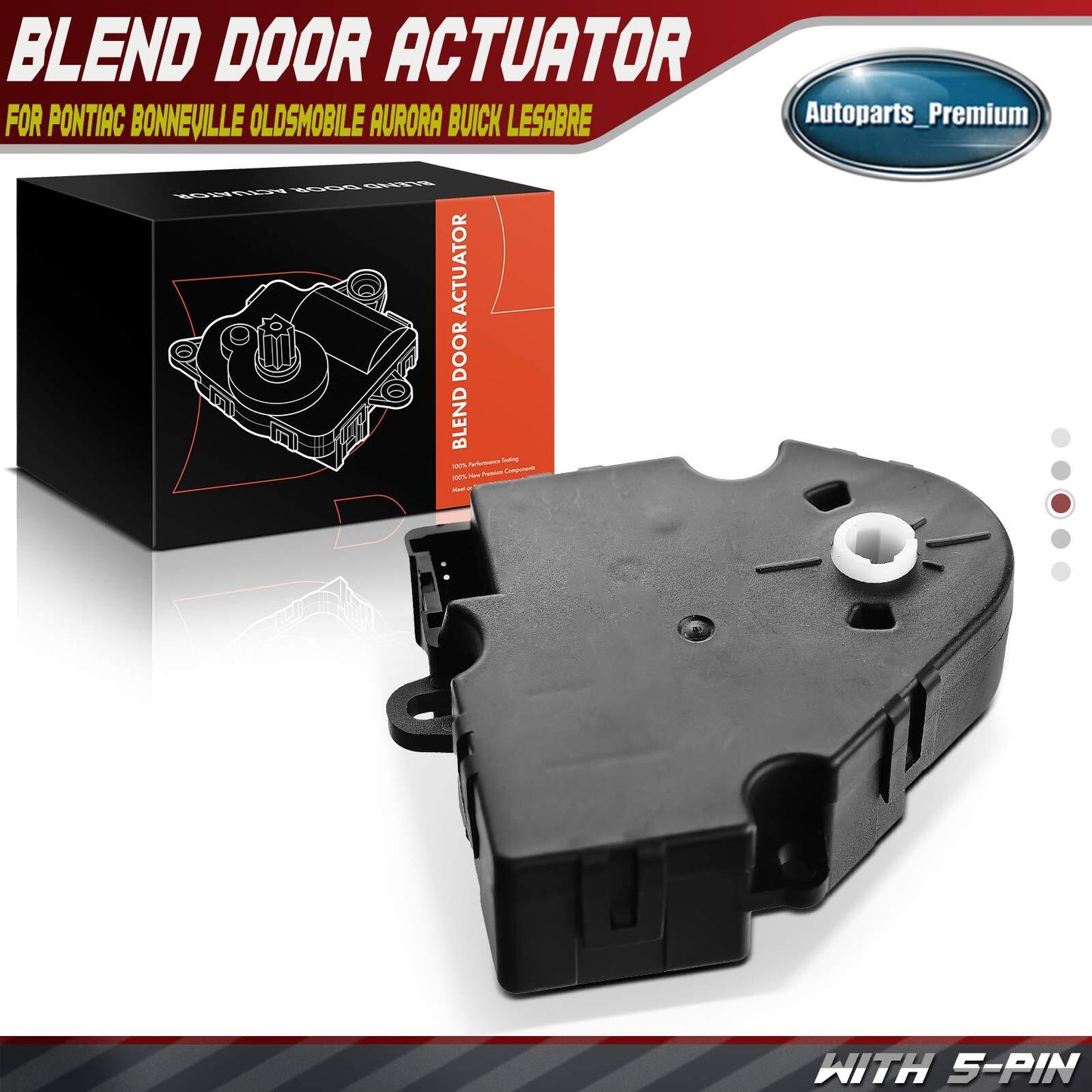 HVAC Heater Vent Air Blend Door Actuator for Pontiac Bonneville Buick Oldsmobile
