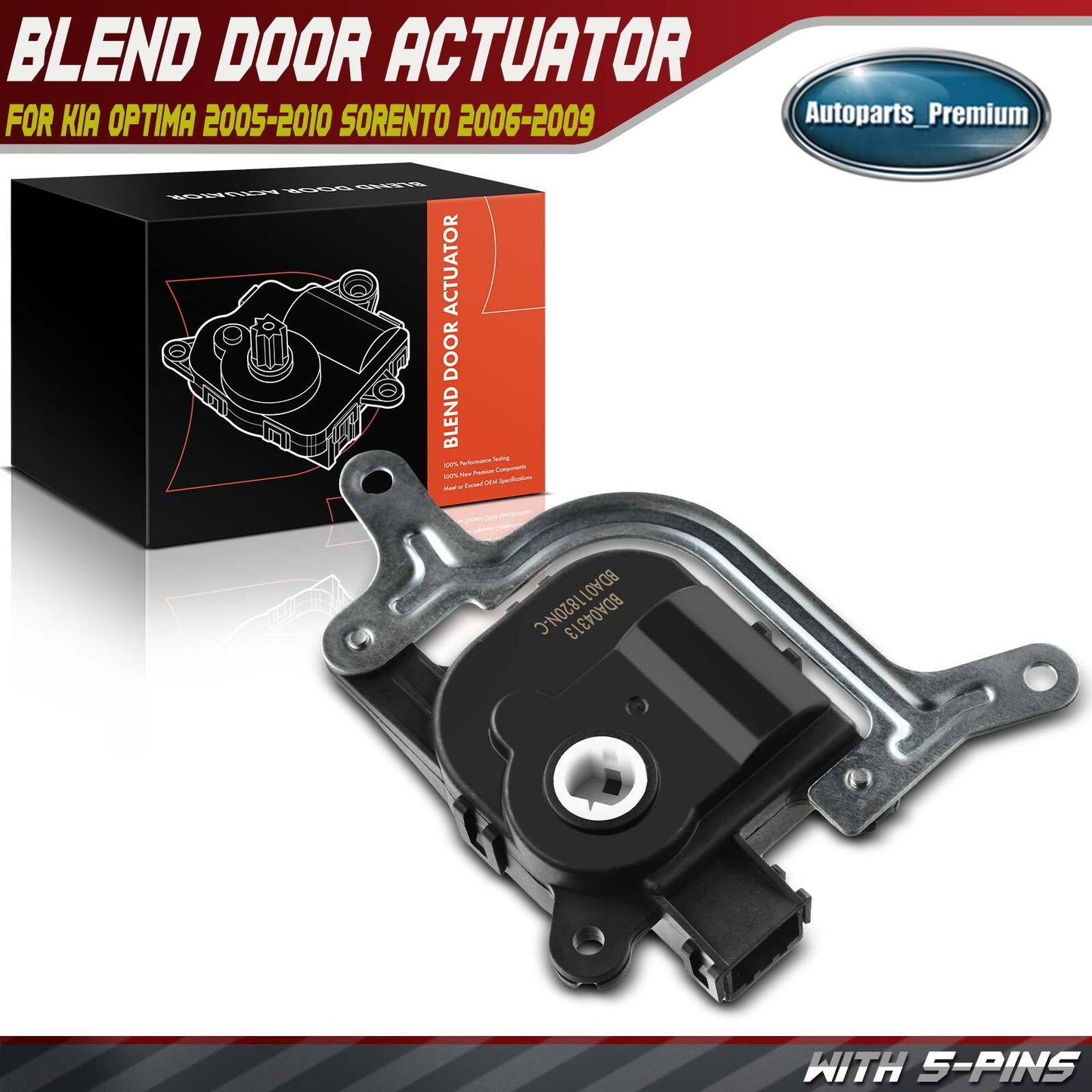 HVAC Heater Blend Air Door Actuator for Kia Optima 2006-2010 Sorento 2007-2009