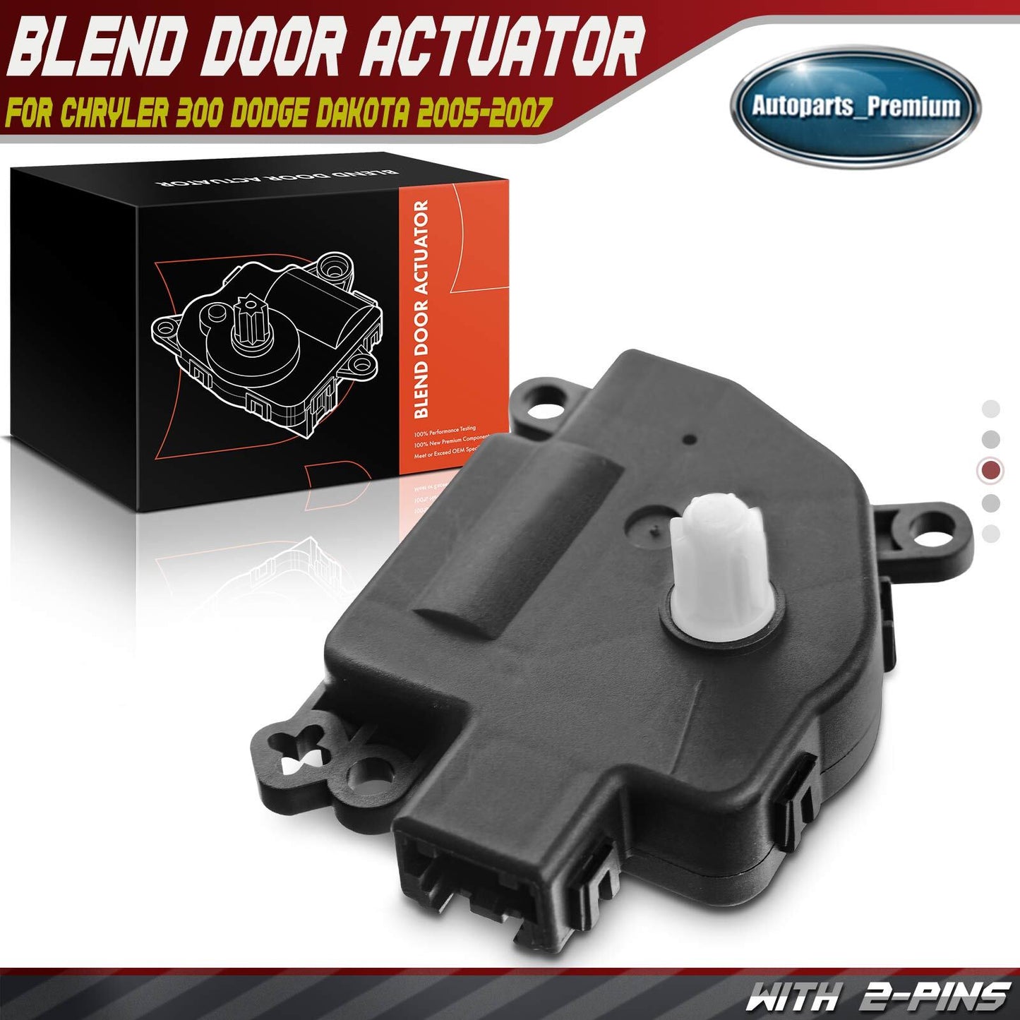 HVAC Heater Air Blend Door Actuator for Dodge Grand Caravan Charger Chrysler 300