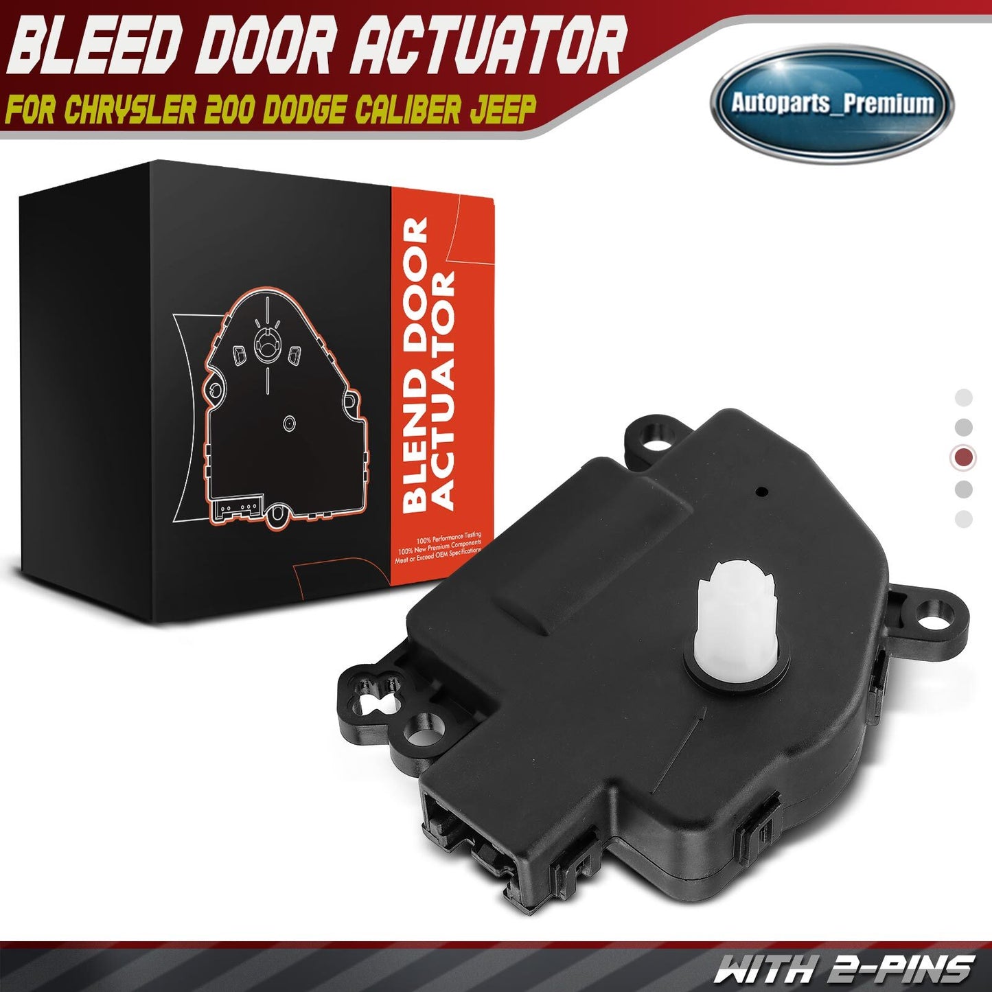 HVAC A/C Heater Air Blend Door Actuator for Jeep Wrangler Compass Dodge Journey