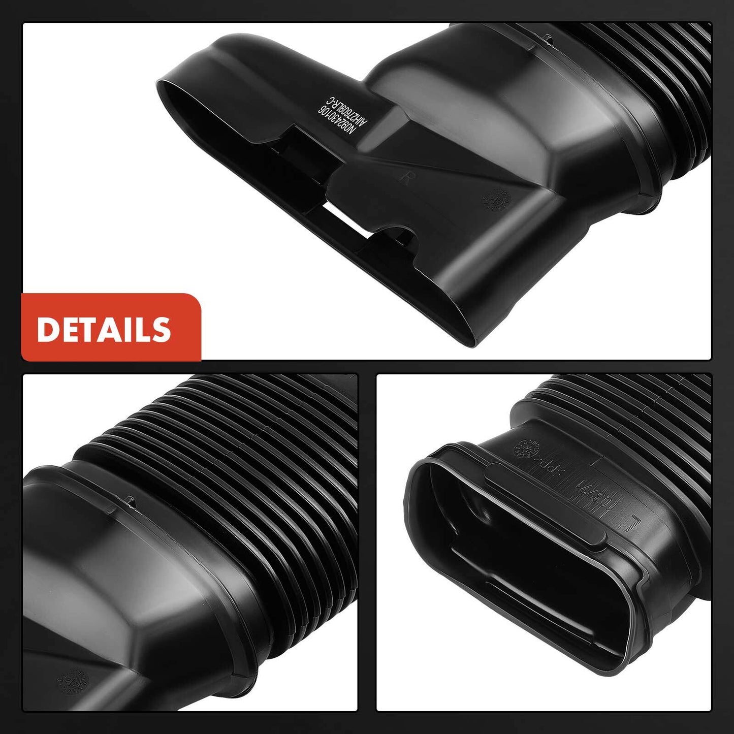 2Pcs Left & Right Engine Air Intake Hose for Mercedes E400 CLS400 W218 2015-2017