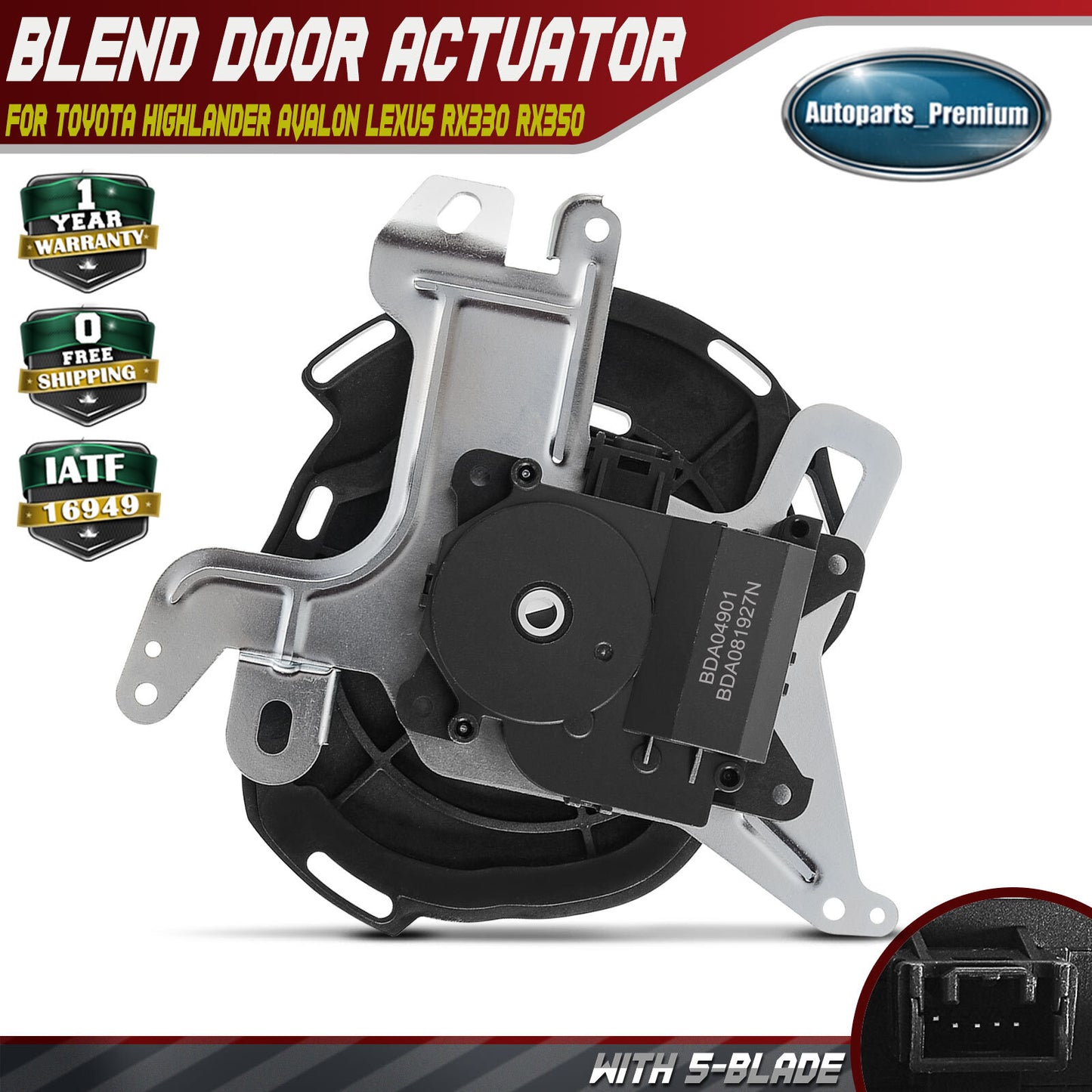 Blend Door Mode Actuator for Toyota Avalon Highlander Lexus RX330 RX350 604-901
