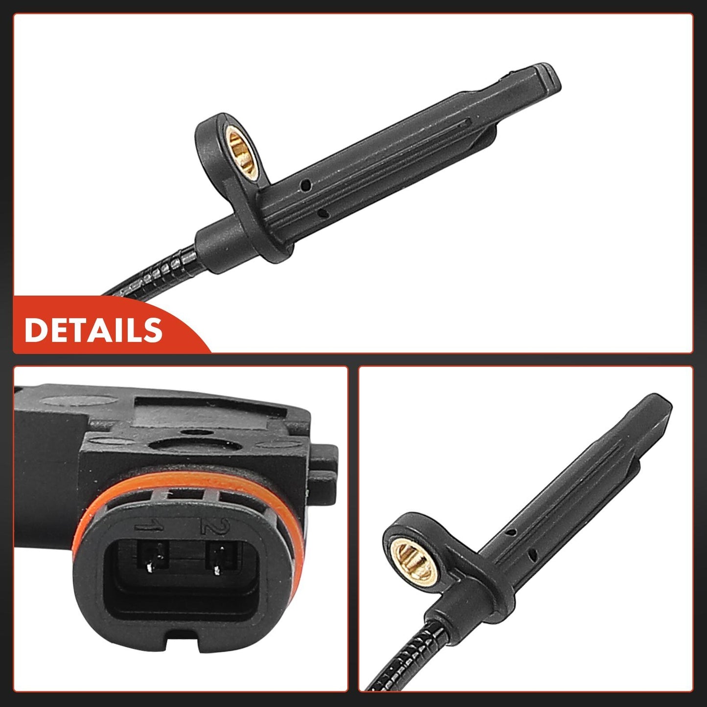 4x Front & Rear ABS Wheel Speed Sensor for Mercedes-Benz X166 GL350 W166 ML350