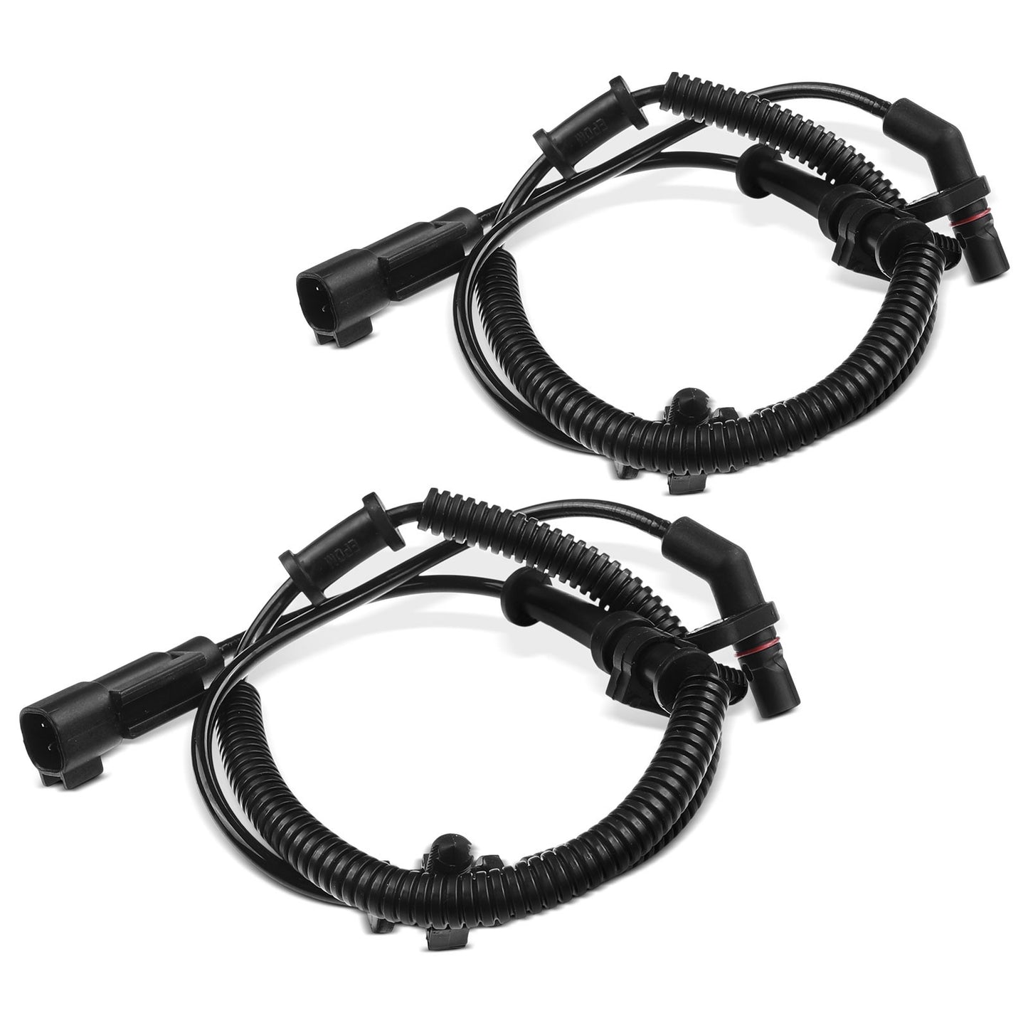 2Pcs Front & Rear ABS Wheel Speed Sensor for Ram 1500 13-18 1500 Classic 19-22