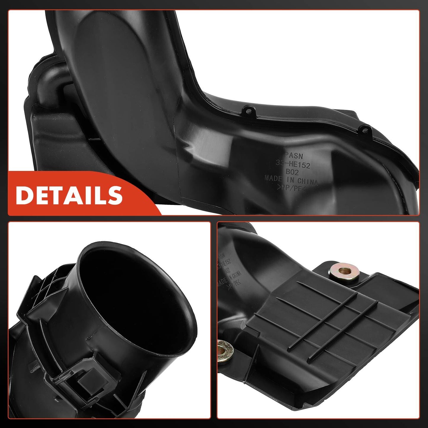 Air Cleaner Intake Inlet Duct for Mazda 3 2014-2018 6 2014-2021 2.5L PY0113200A