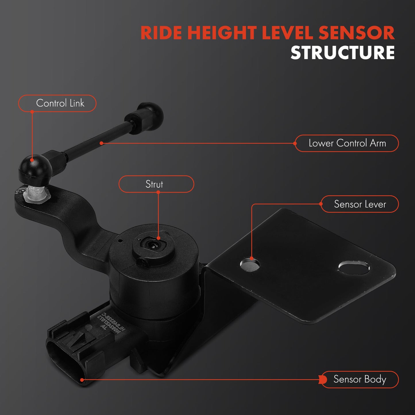 Front Driver Left Ride Height Sensor for Jeep Grand Cherokee WK2 2016-2021 GAS