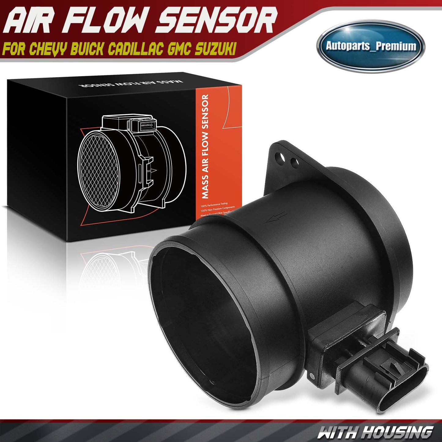 Mass Air Flow MAF Sensor for Chevy Traverse Buick Enclave Cadillac GMC Suzuki