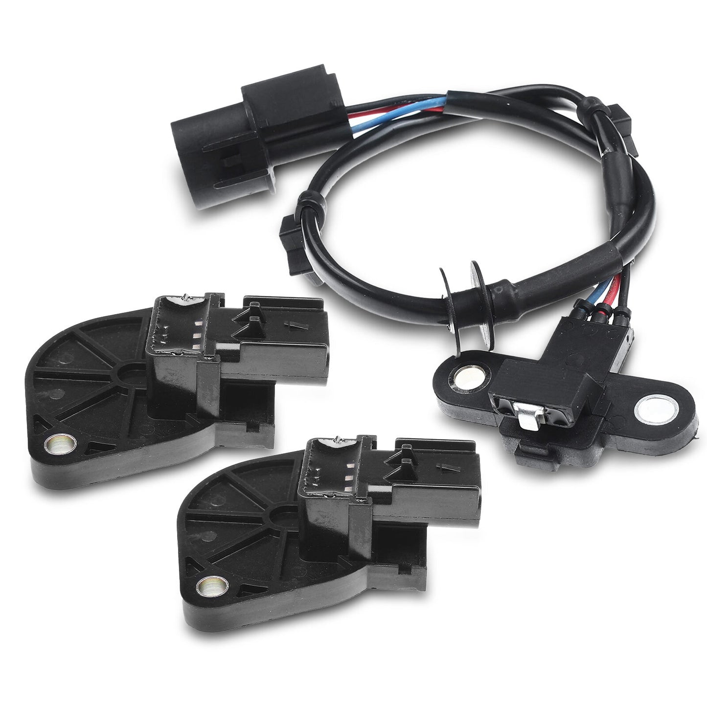 2x Camshaft & 1x Crankshaft Position Sensor for Mitsubishi Eclipse 97-99 2.0L