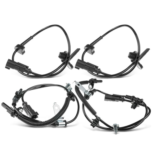 Front & Rear Side ABS Wheel Speed Sensor for Ford Mustang 2015-2016 2018-2019