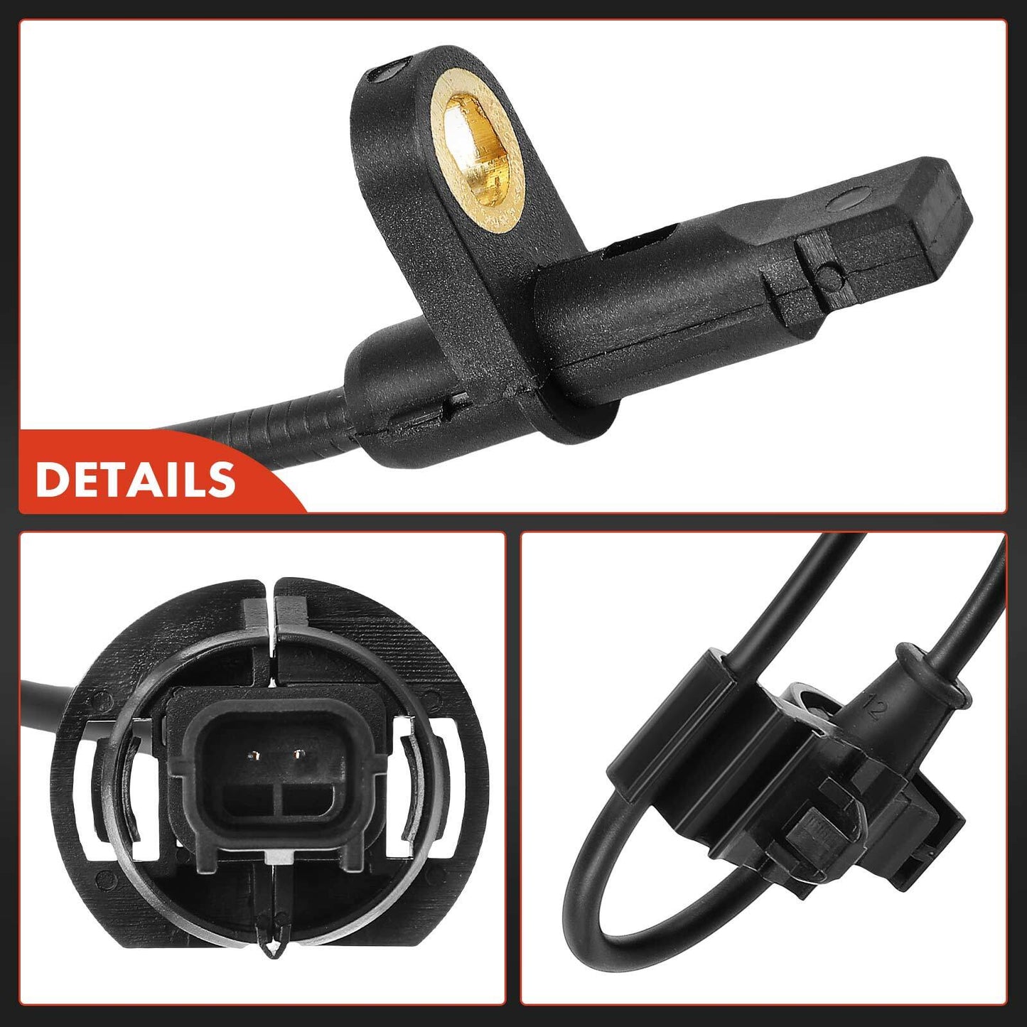 4x Front & Rear ABS Wheel Speed Sensor for Honda Pilot 16-22 Ridgeline Acura MDX