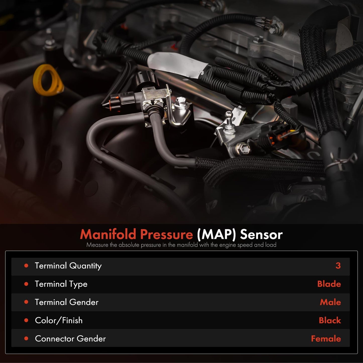 Manifold Pressure (MAP) Sensor for Toyota Corolla Exsior 1992-1996 8942020230
