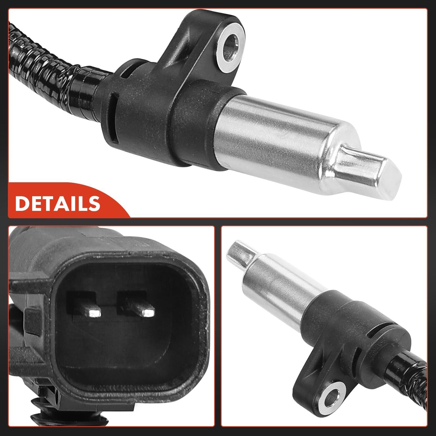 Rear Left or Right ABS Wheel Speed Sensor for Chevy Silverado 2500 HD GMC Sierra
