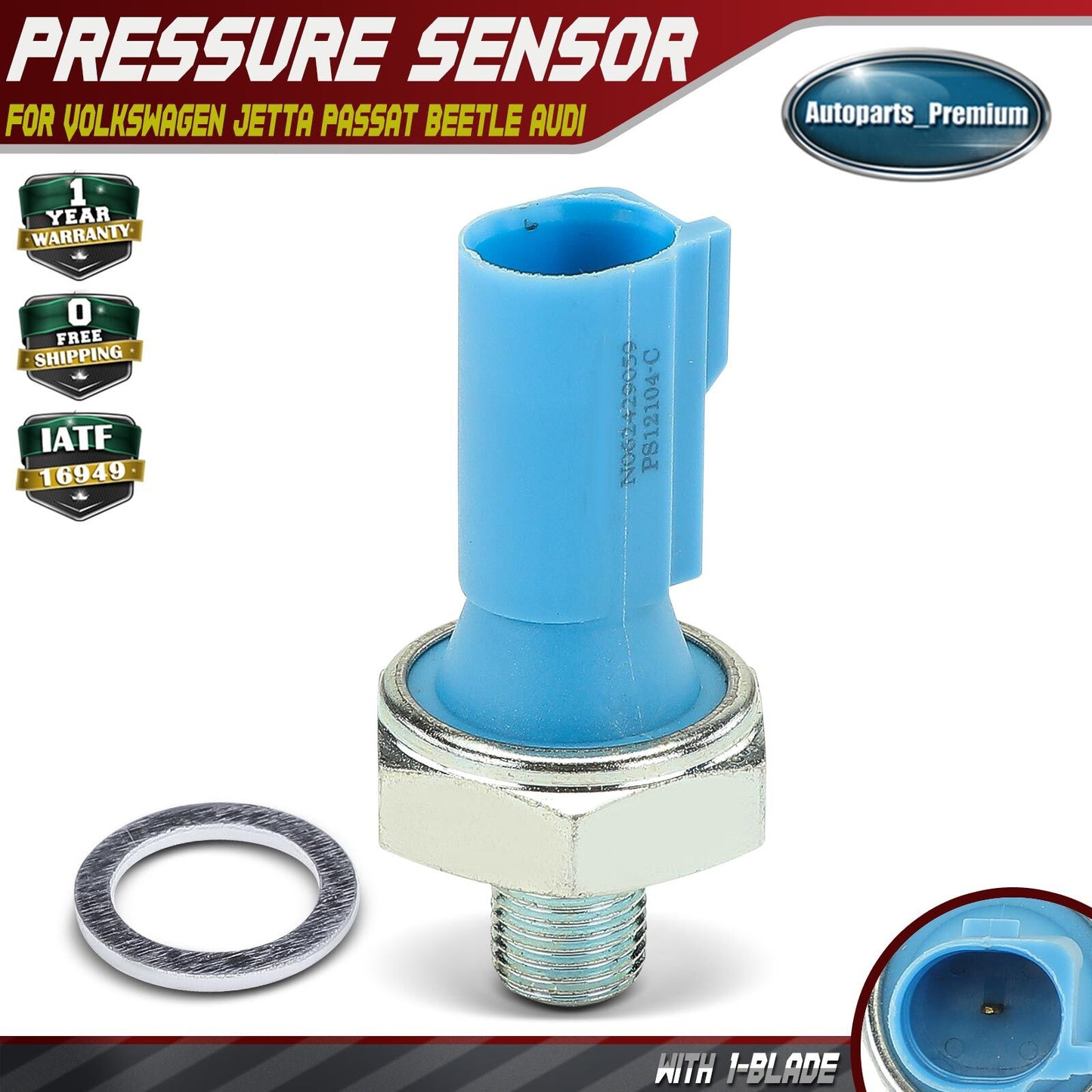 Oil Pressure Switch Sensor for Volkswagen Jetta 13-18 Passat 14-18 Beetle Audi