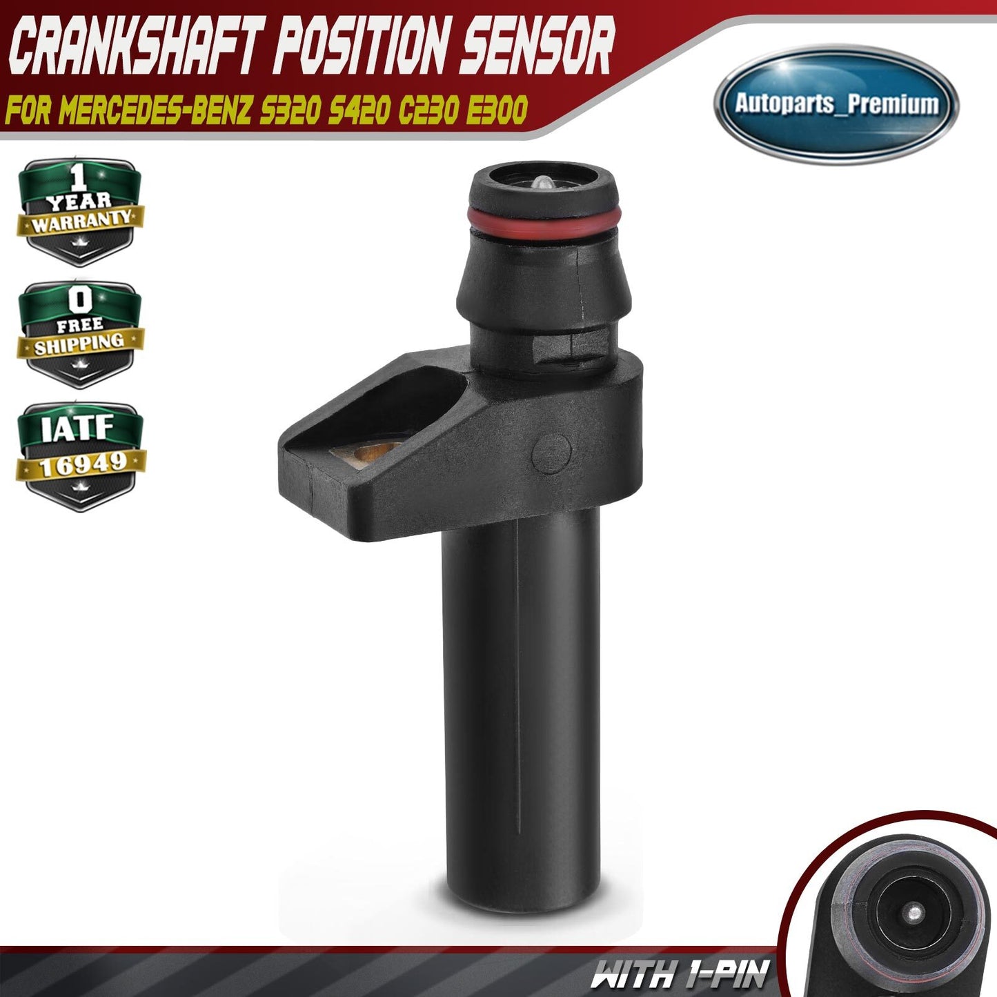 Crankshaft Position Sensor for Mercedes-Benz C230 S320 E420 S500 SL60 AMG SLK230