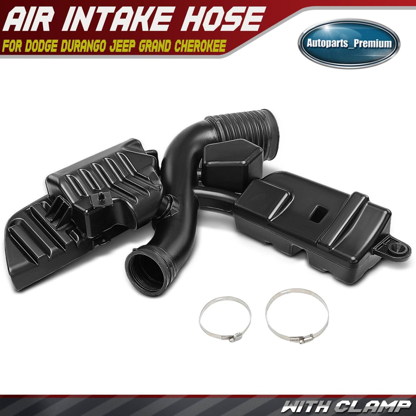 Engine Air Intake Hose for Jeep Grand Cherokee Dodge Durango 2016-2024 V6 3.6L
