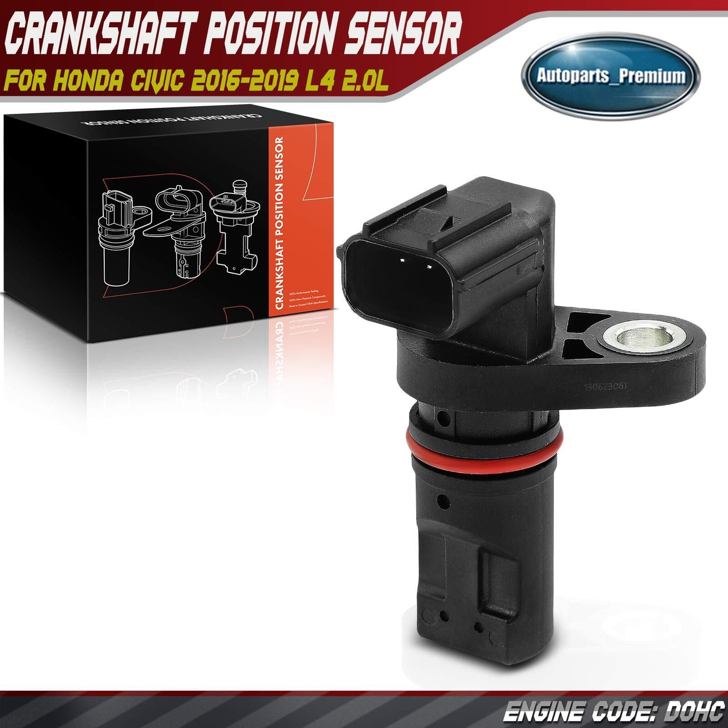Crankshaft Position Sensor for Honda Civic 2016-2024 L4 2.0L Naturally Aspirated