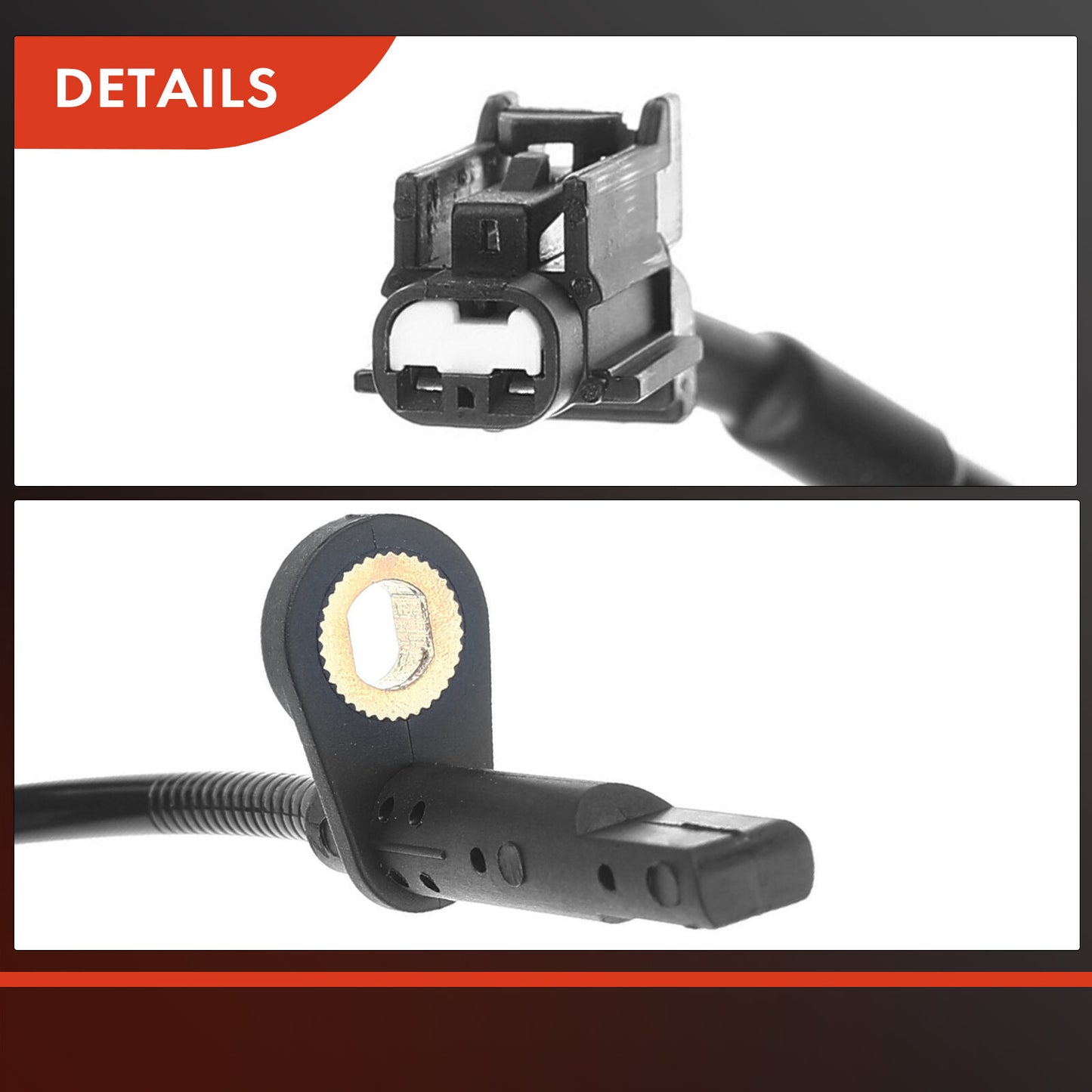 2Pcs Front Side ABS Wheel Speed Sensor for Nissan Sentra 2007-2012 L4 2.0L 2.5L