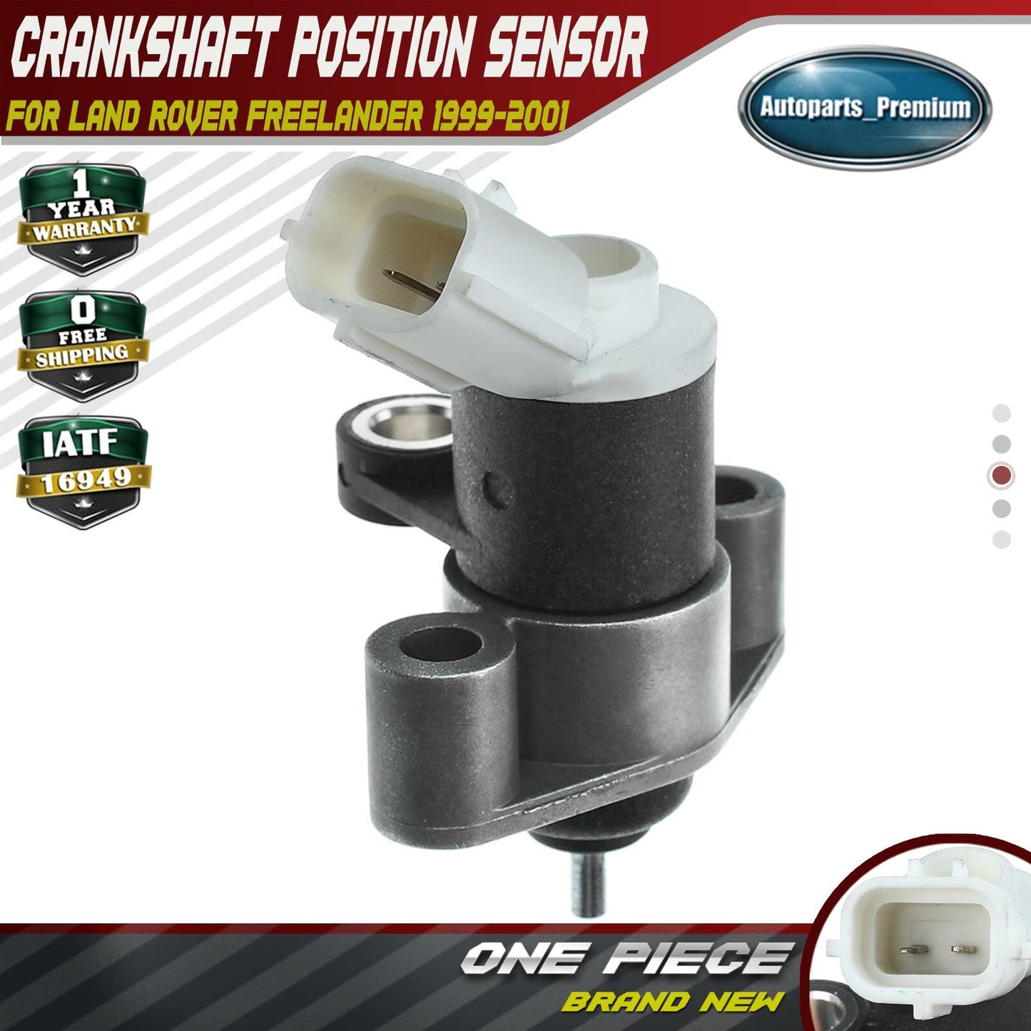 Engine Crankshaft Position Sensor for Land Rover Discovery 1996 1997 1998 4.0L