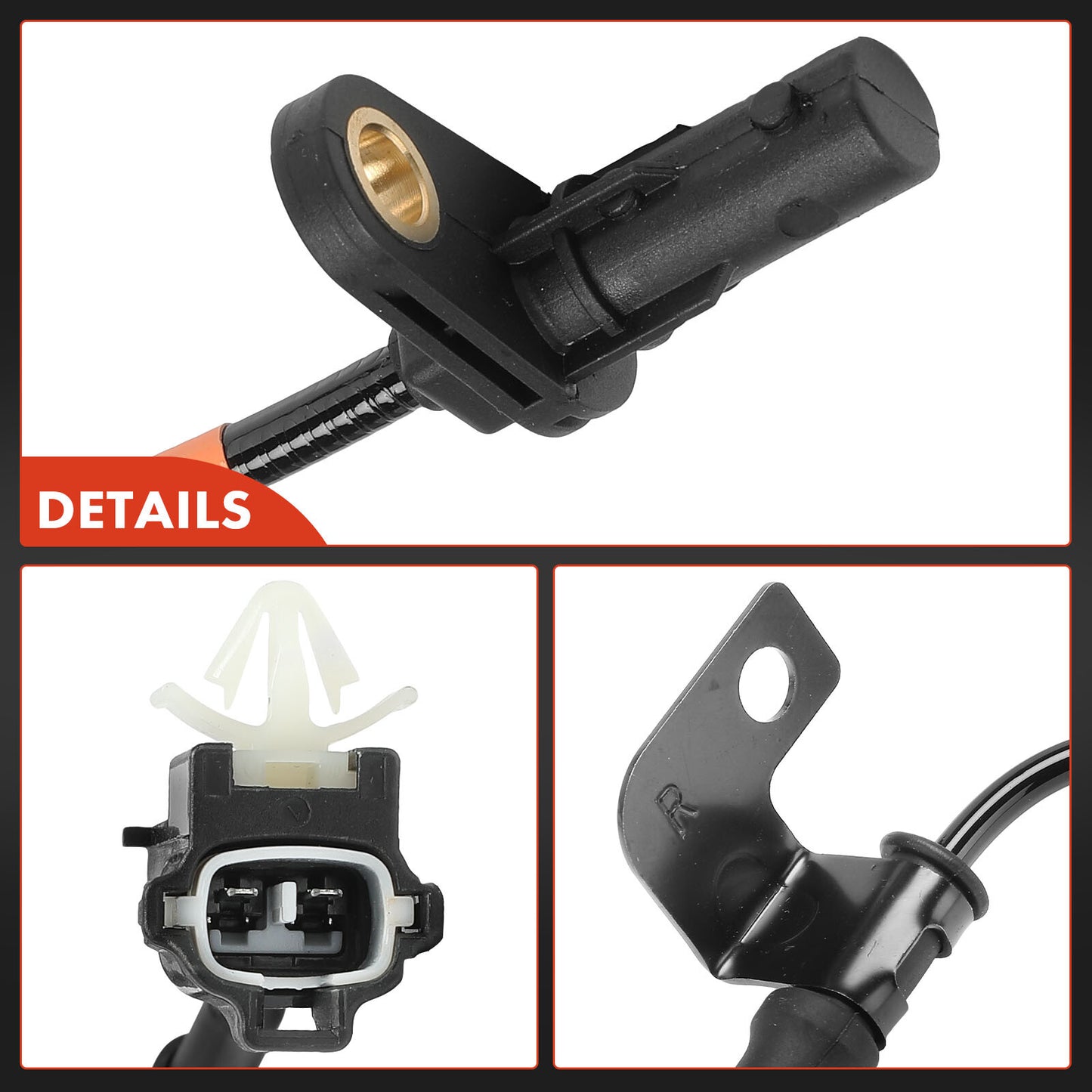 2Pcs Front LH & RH ABS Wheel Speed Sensor for Kia Optima 2012-2016 Sedan 4-Door