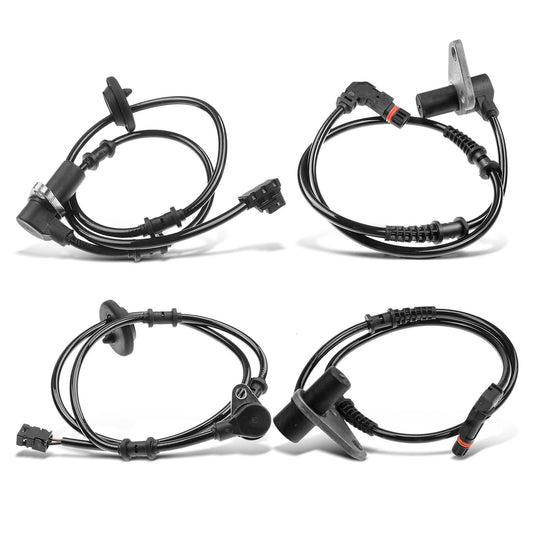 4Pcs Front & Rear Side ABS Wheel Speed Sensor for Mercedes-Benz E300 E320 E420