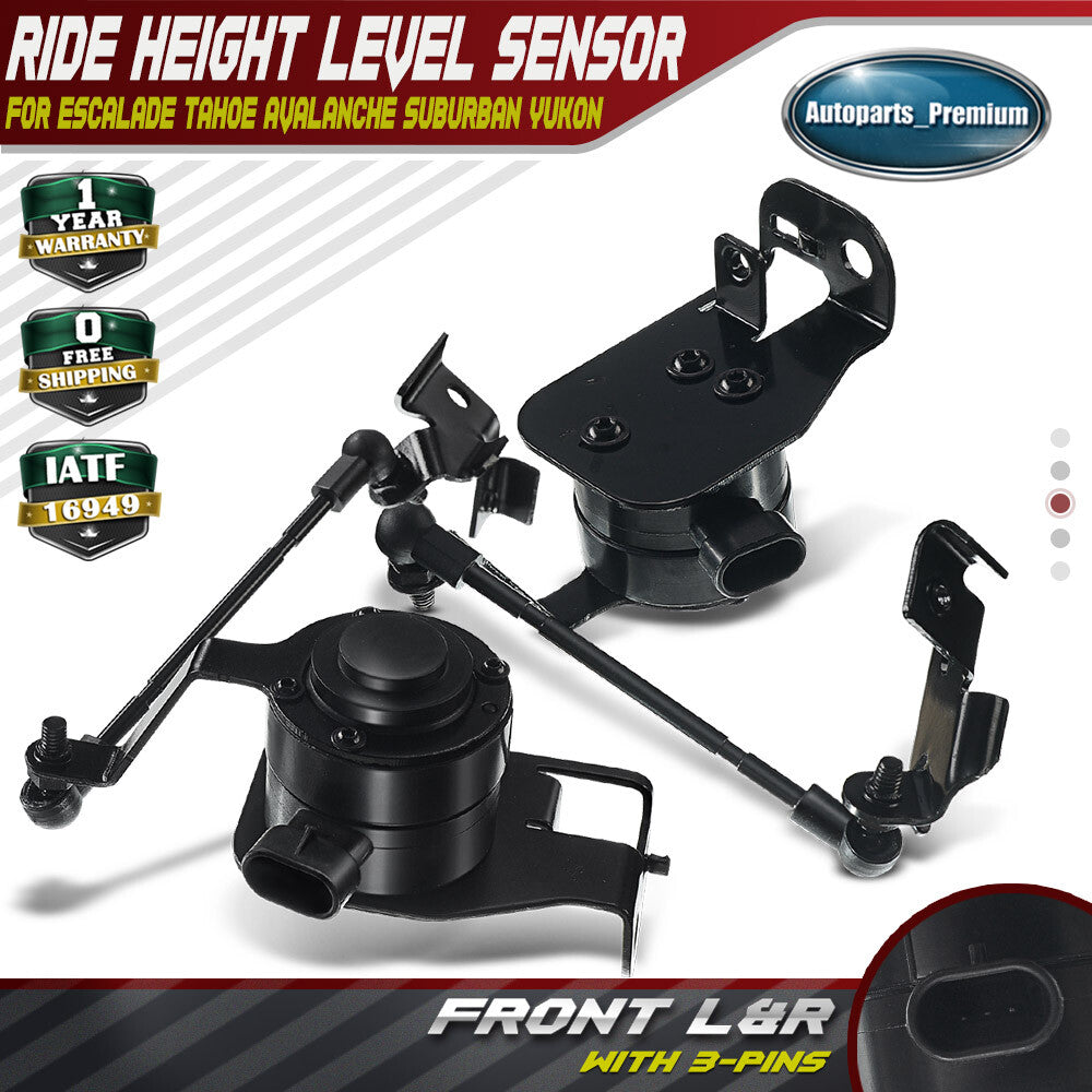 Front L&R Ride Height Level Sensor For GMC Yukon Suburban Yukon XL 1500 Escalade