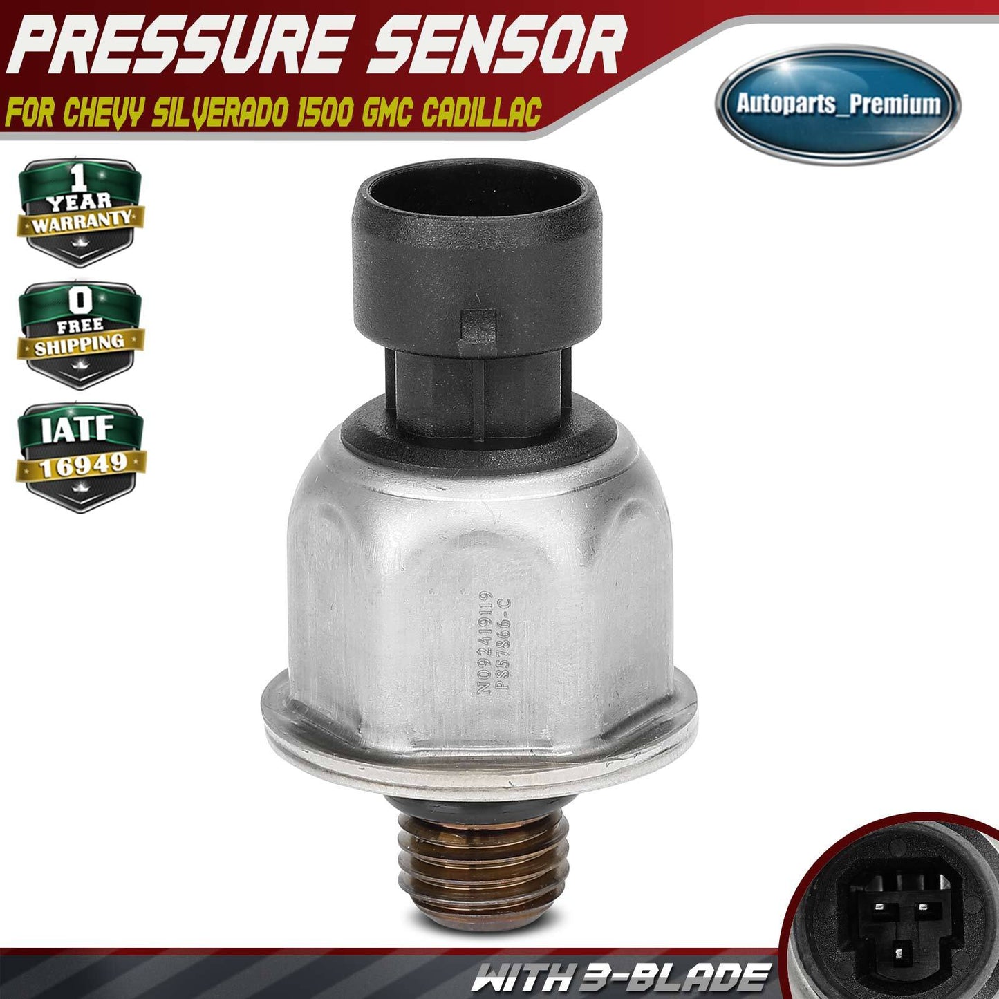 Brake Fluid Pressure Sensor for Chevy Silverado 1500 GMC Sierra 1500 Cadillac