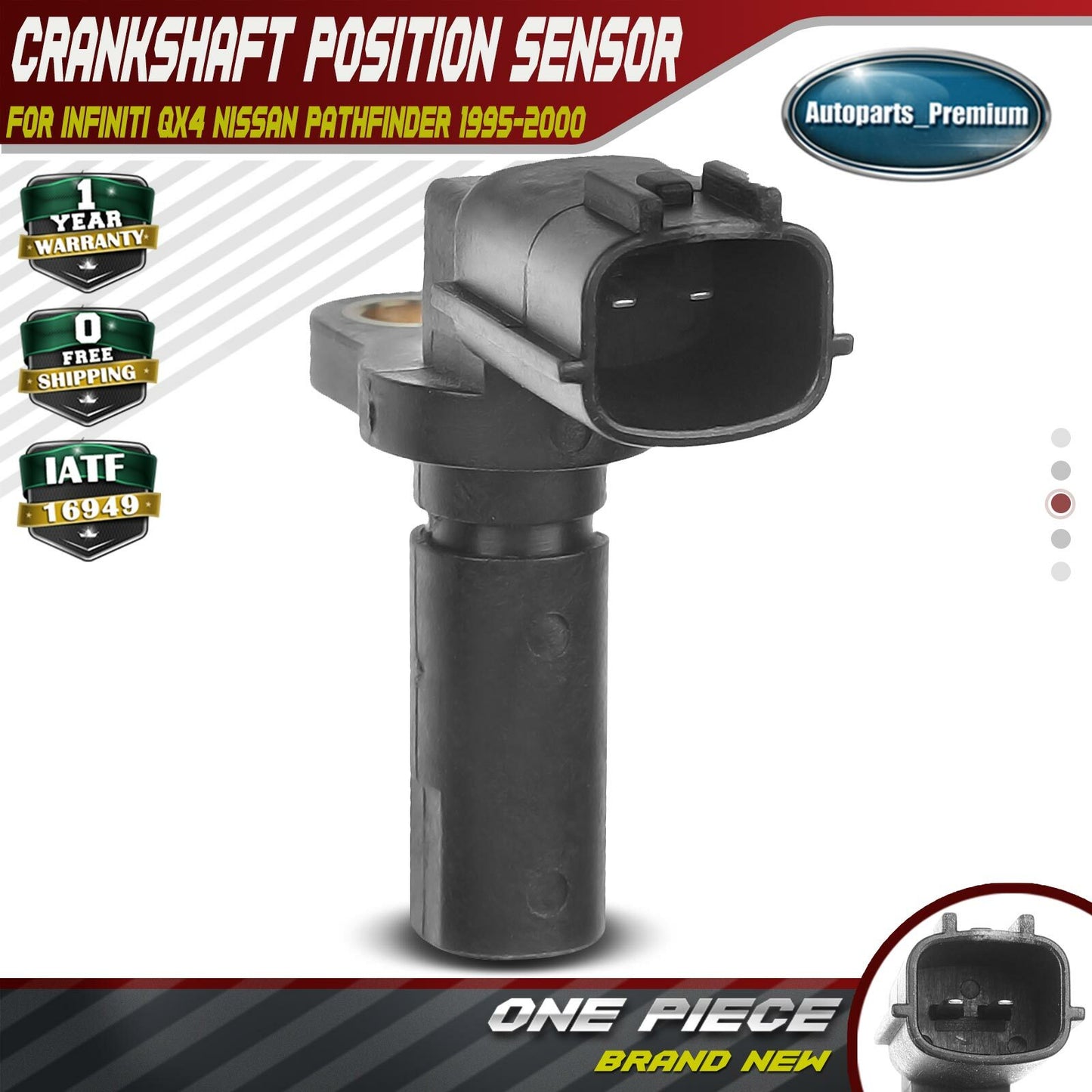 New Engine Crankshaft Position Sensor for Infiniti Nissan QX4 Pathfinder Pickup