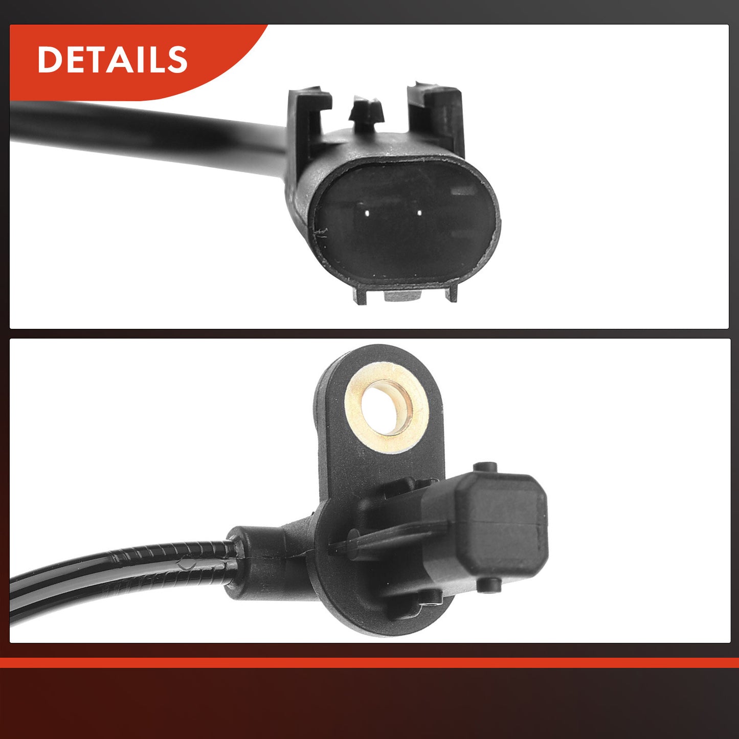 Front & Rear ABS Wheel Speed Sensor for Mercedes-Benz W163 ML350 ML500 2003-2005