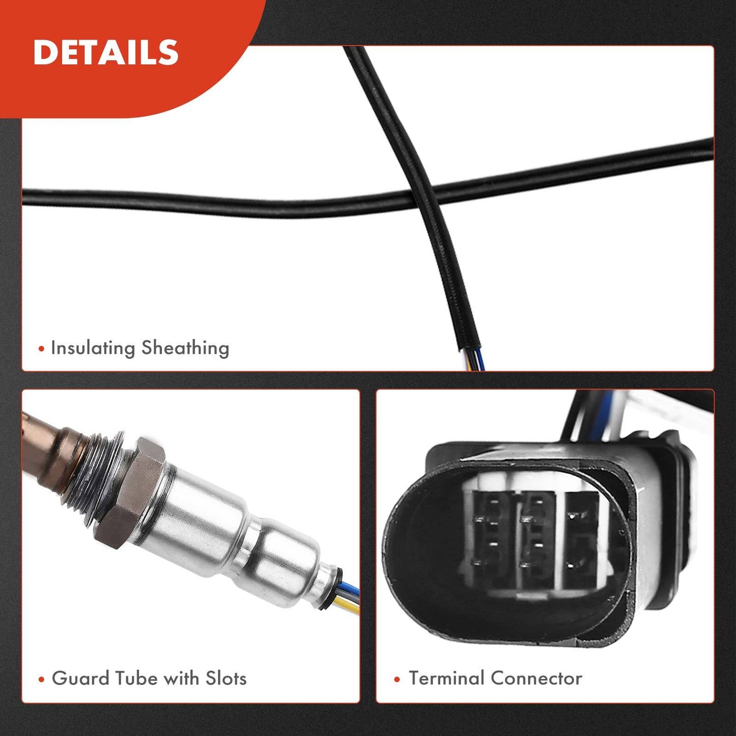 2x Upstream & Downstream O2 Oxygen Sensors for Mitsubishi Lancer Outlander 2.4L