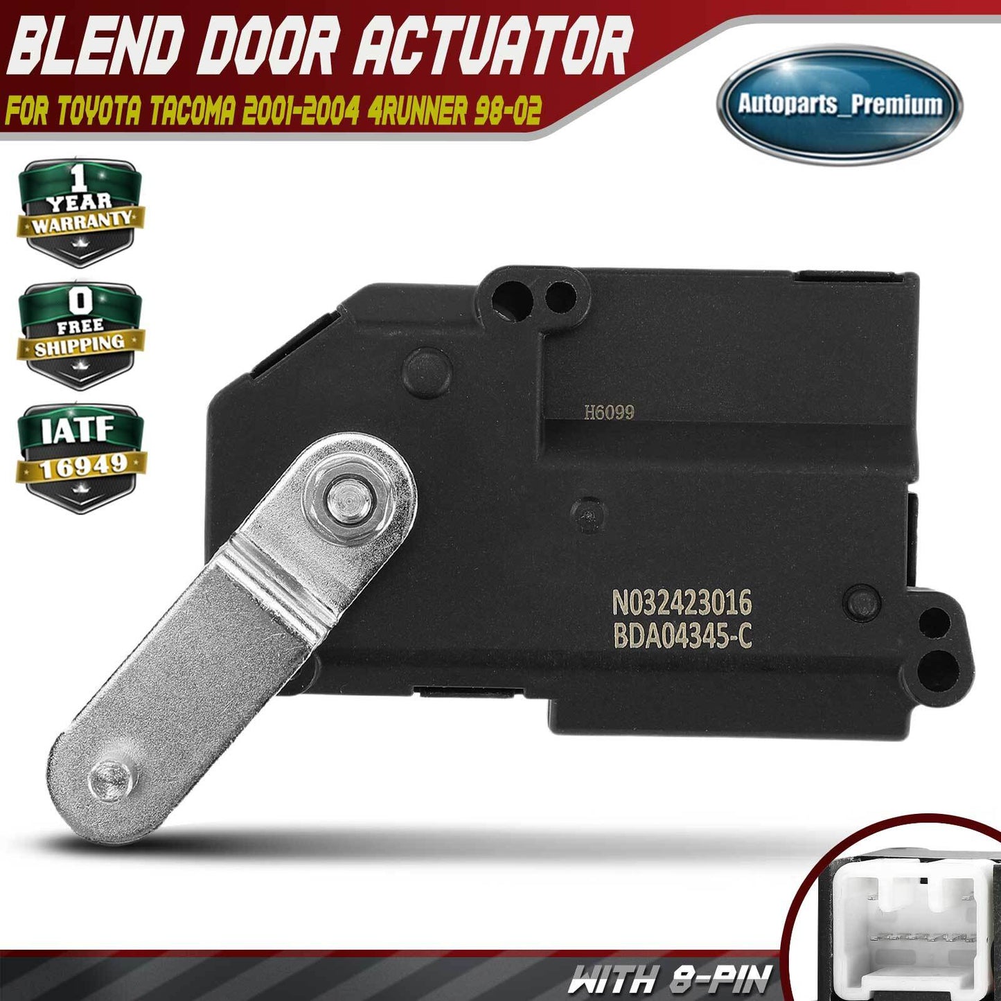 HVAC Blend Door Actuator for Toyota Tacoma 2001-2004 4Runner 98-02 8710604020
