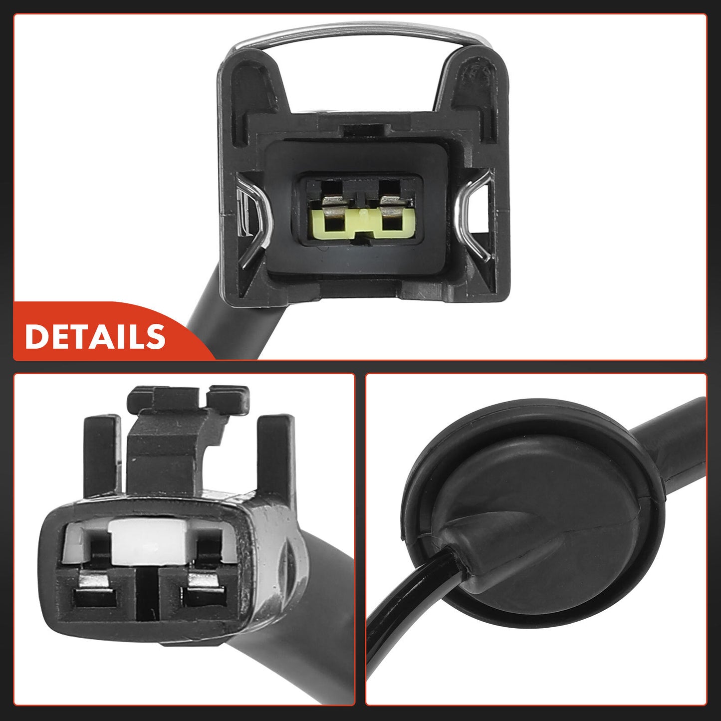 Rear Right ABS Wheel Speed Sensor Connector for Hyundai Sonata 15-19 Kia Optima